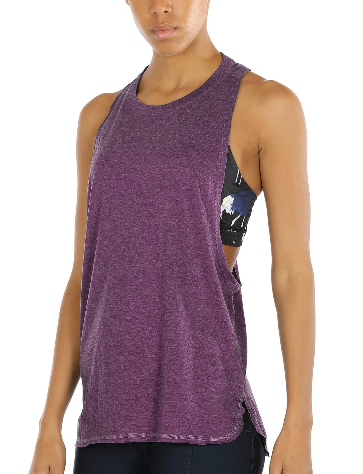 icyzone Sueltas y Ocio Camiseta de Fitness Deportiva de Tirantes para Mujer, Pack de 3 — view 14