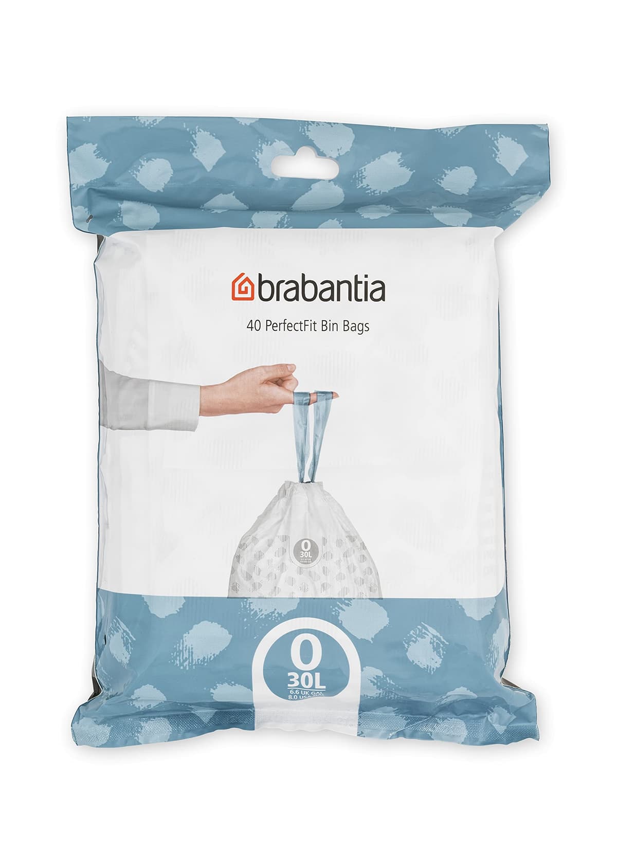 Brabantia Bolsas de Basura PerfectFit (Código L/40-45L) Extra Resistentes Bolsas con cinta de cierre (40 Bolsas) — view 24