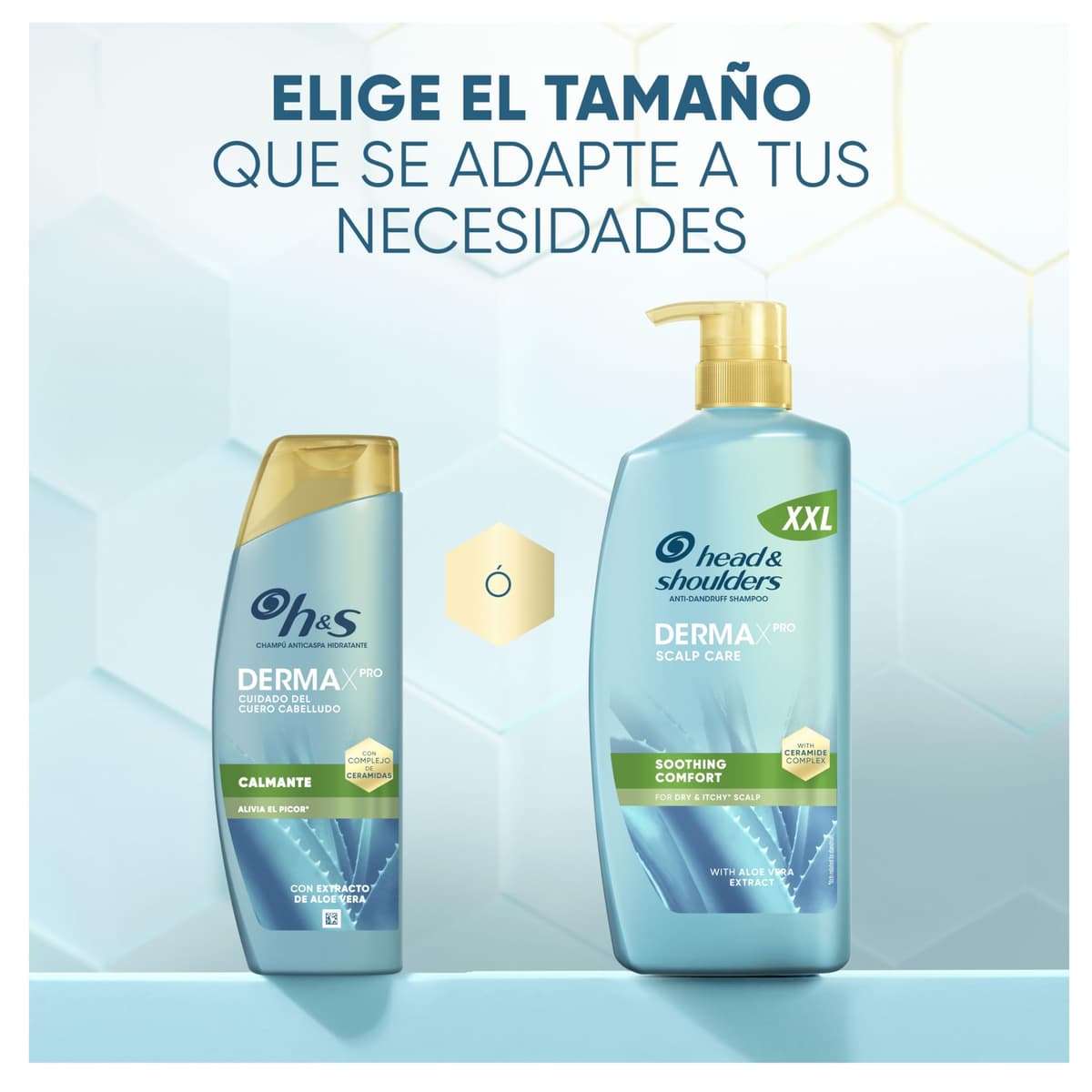 H&S DermaXPro Soothing Shampoo 800ml with Aloe Vera Extract and Ceramide Complex Relieves Dry and Itchy Scalp Helps Strengthen Skin Barrier — view 5