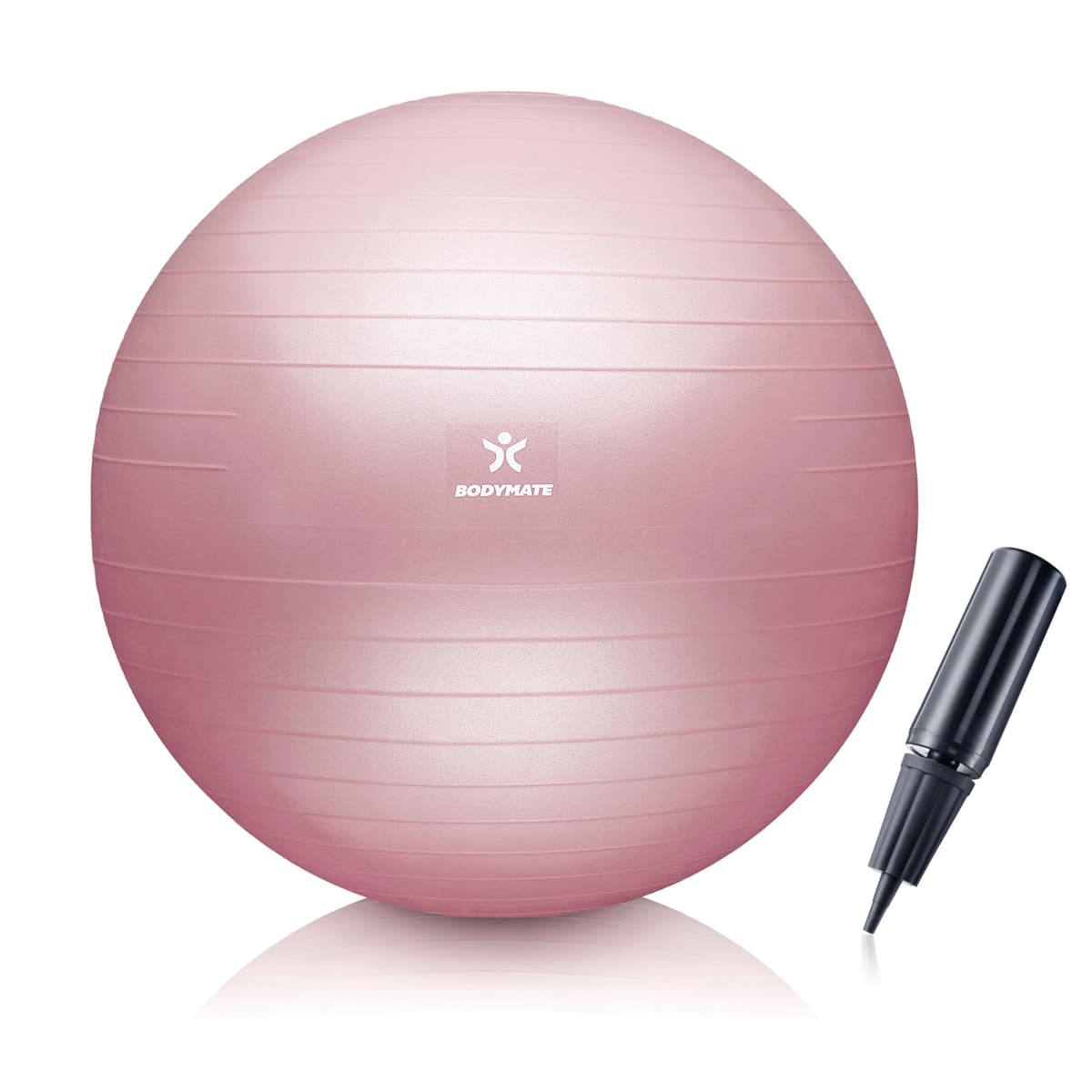 BODYMATE Pelota de Ejercicio para Fitnes con Sistema antirreventones | con bombín | Bola de Yoga Pilates y Ejercicio | Balón para Sentarse | Balon de Ejercicio para Fitness — view 13