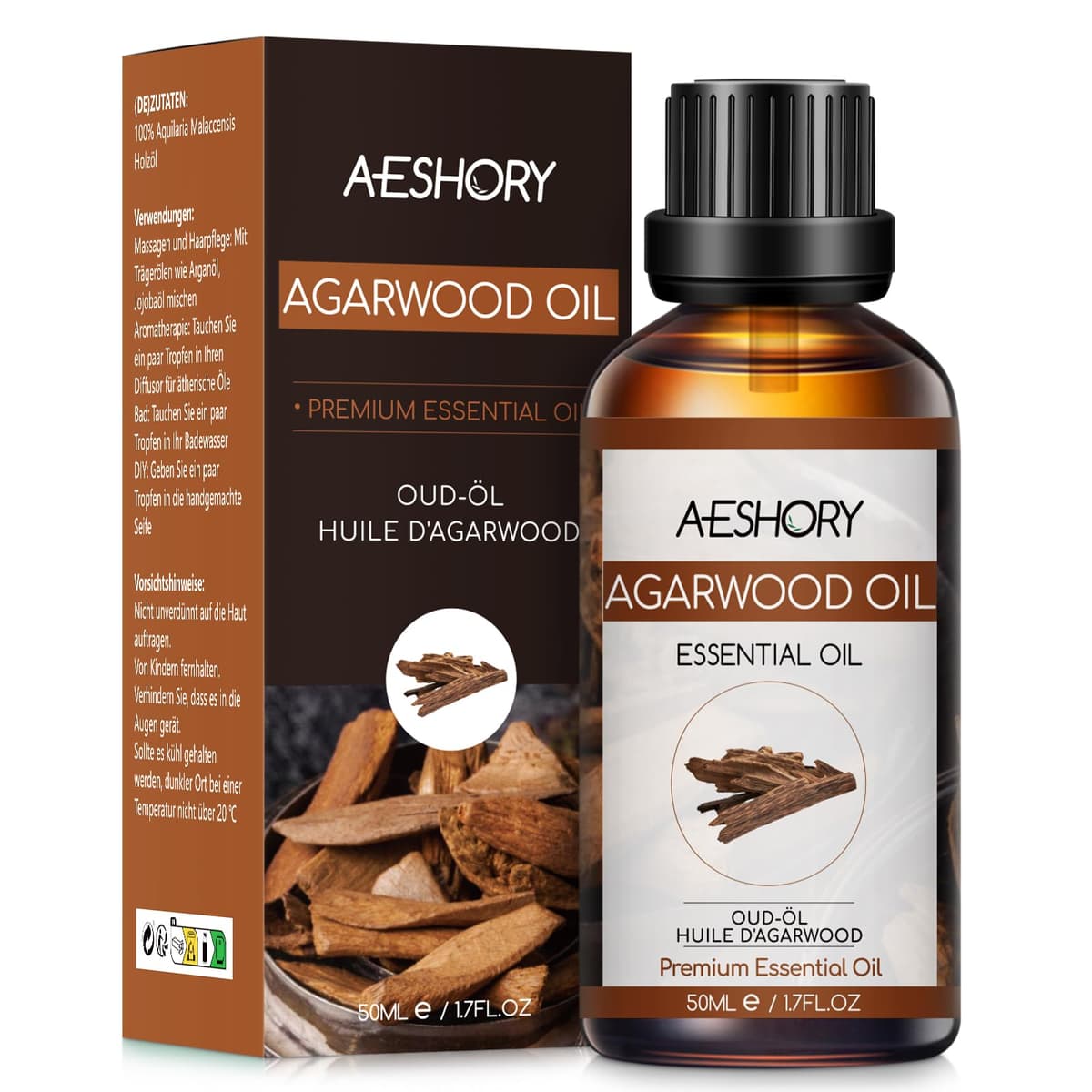 AESHORY Aceite Esencial de Rosa 50ML, Natural Aceite de Aromaterapia de Rosa, Aceites de Fragancia Premium para Humidificador, Masaje, Baño, Cuidado la Piel, Relajación y Calma — view 25