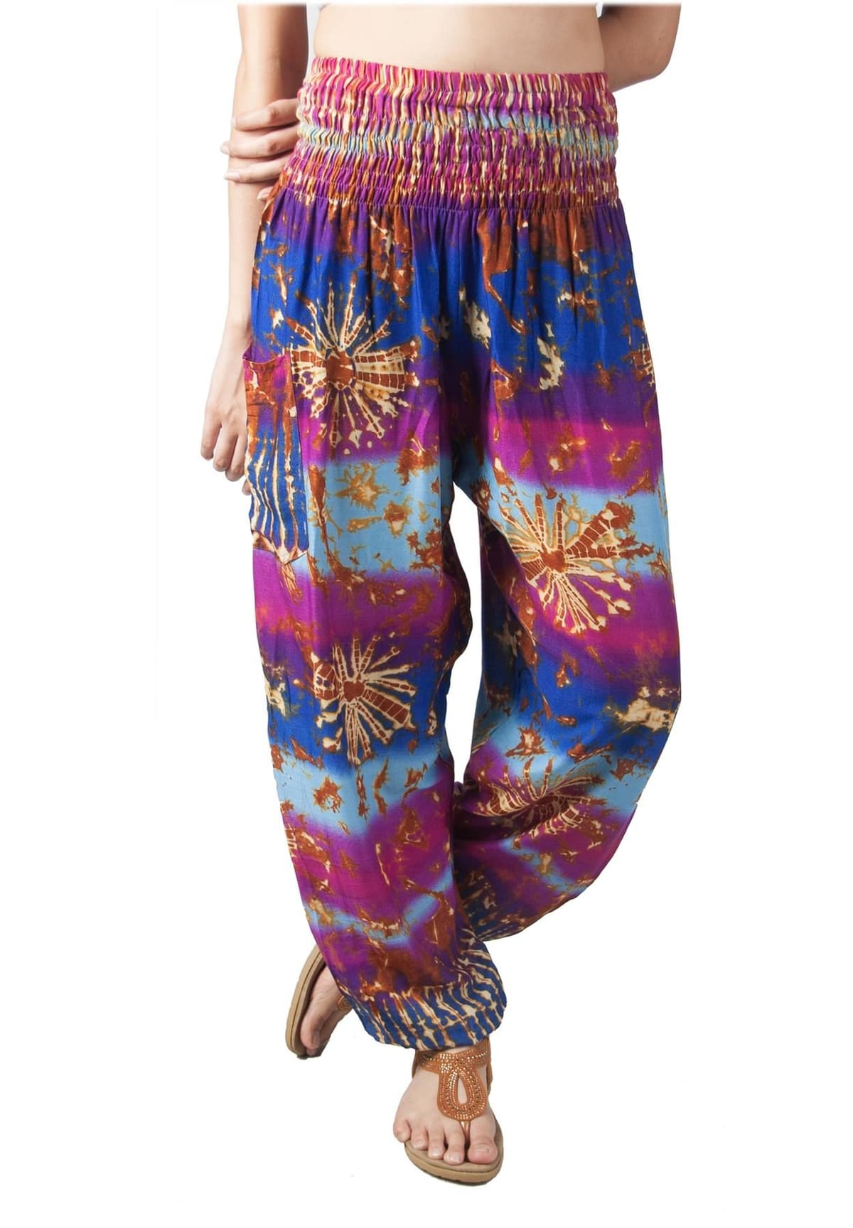 Lofbaz Harem Pants for Women Yoga Boho Hippie Clothing Womens Palazzo Bohemian Pajama Trousers Beach Indian Gypsy Genie Clothes — view 99