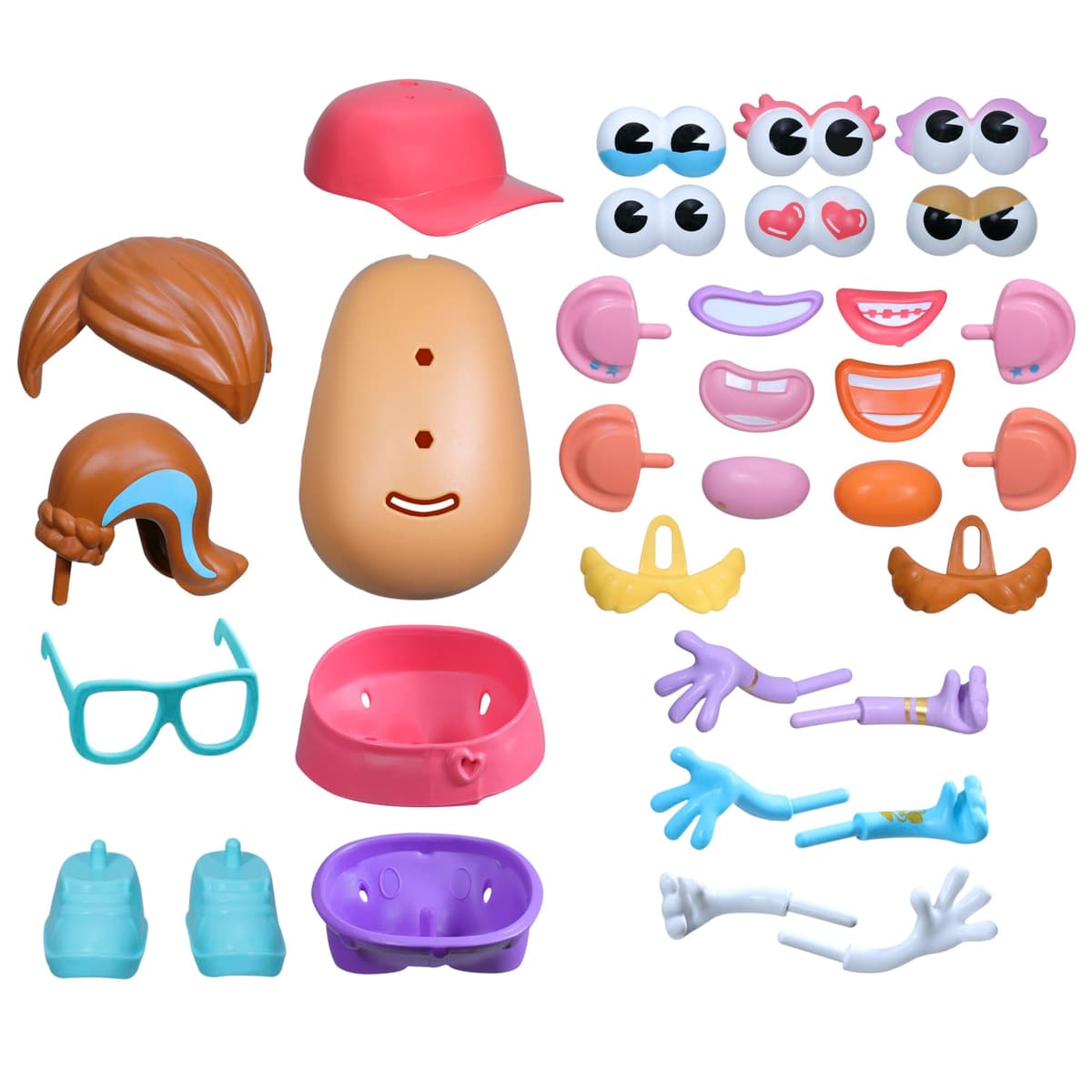Hasbro Potato Head, Juguete para Niñas y Niños de 2 Años o Más, Muñeco Personalizable, 32 Accesorios, Boca, Ojos, Orejas y Manos, Juego para Fiestas, Amantes de Clásicos, Idea de Regalo — view 2