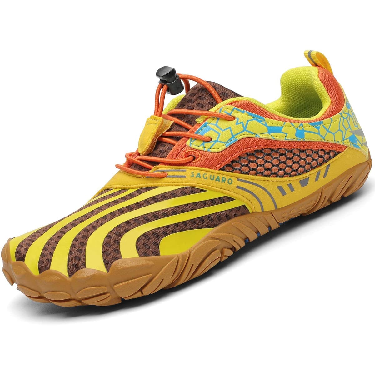 SAGUARO Niños Calzado Descalzos Zapatillas de Trail Niñas Transpirables Minimalistas Zapatillas de Deporte, 24-36 EU — view 9