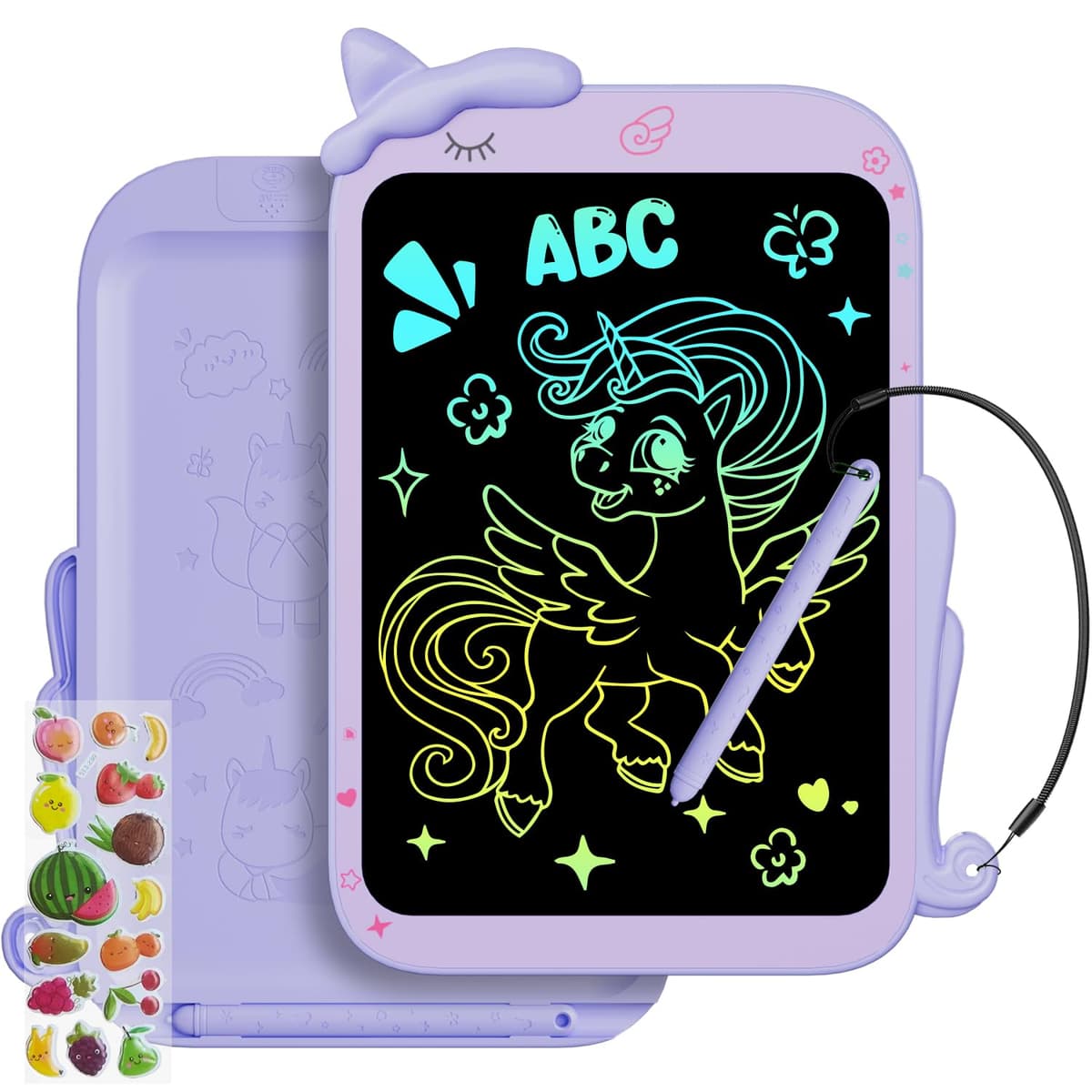 10 Pulgadas Tablet Escritura Pantalla Colorido [2026 Nueva], Electight Pizarra de Escritura LCD con Borrable y Bloqueo Función, Portátil Juguetes Educativo para Hogar, Escuela, Oficina, Aula, Morado