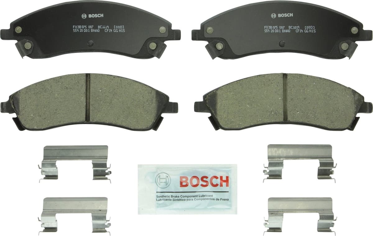Bosch BC914 QuietCast Premium Ceramic Disc Brake Pad Set For: Acura ILX; Honda Accord, Civic, CR-V, Element, Fit, Front — view 154