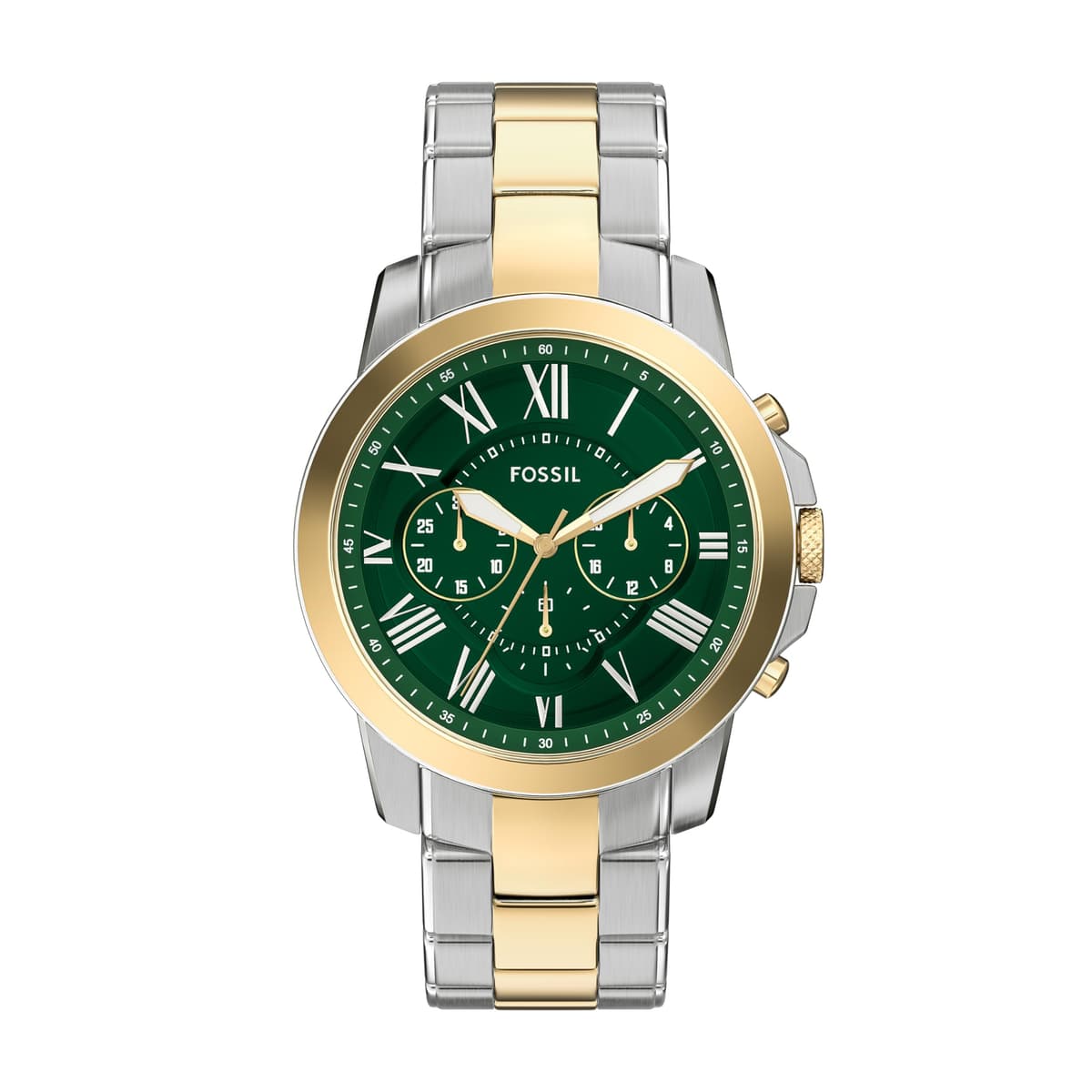 Fossil Men's Watch, Grant Quartz Stainless Steel Chronograph Watch for Men — view 11