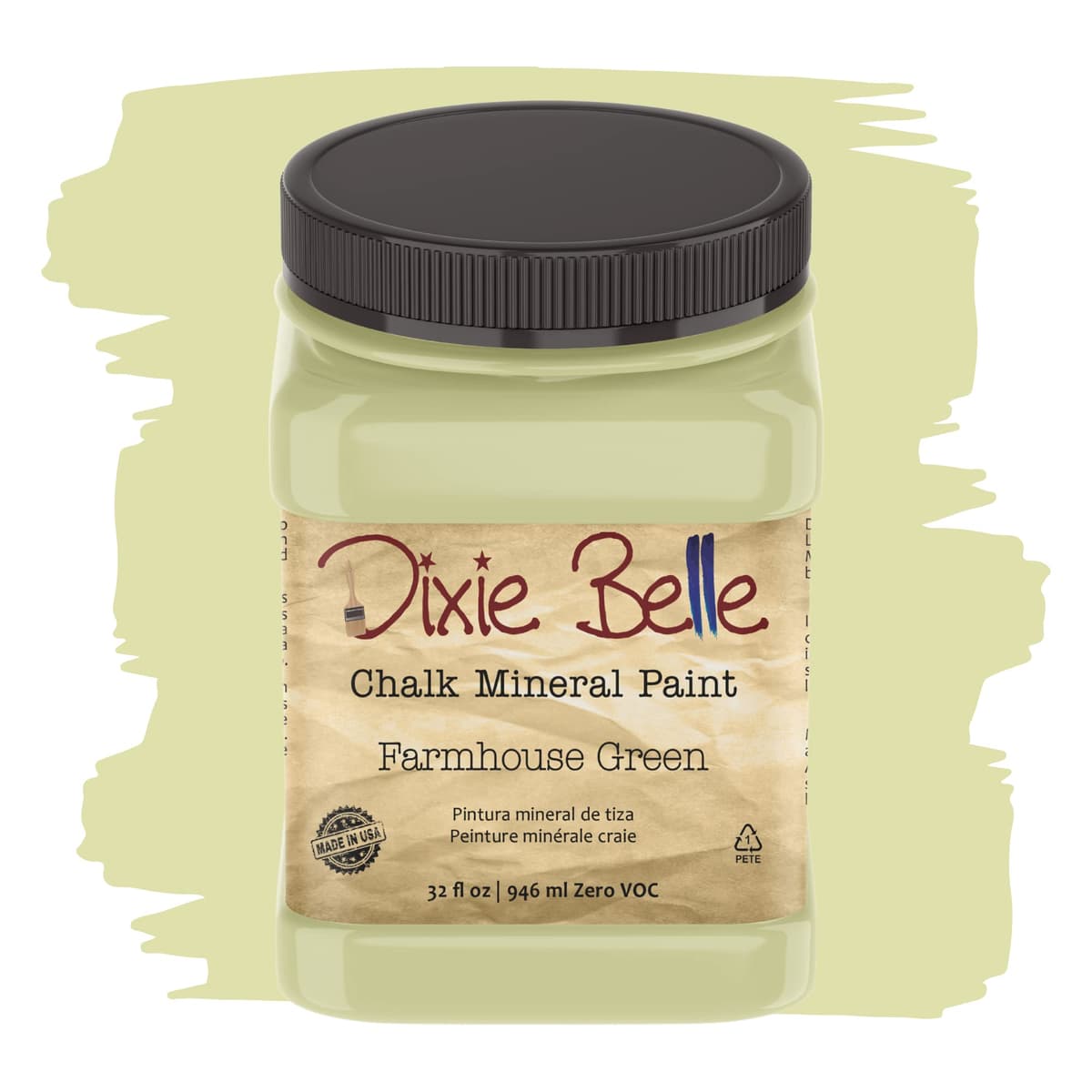 Dixie Belle Paint Company Chalk Finish Furniture Paint - Caviar (32oz) - Matte Black Chic Chalk Mineral DIY Furniture Paint — view 80