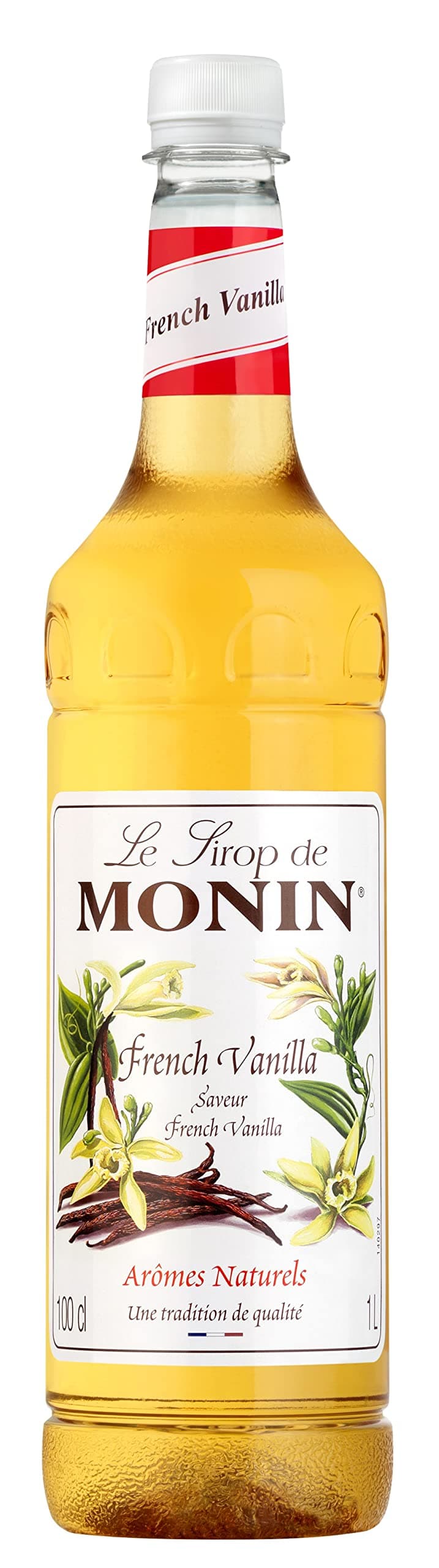 Monin Premium Vanilla Syrup 1L For Coffee And Cocktails. Vegan-Friendly, Allergen-Free, 100 Percent Natural Flavours And Colourings — view 66