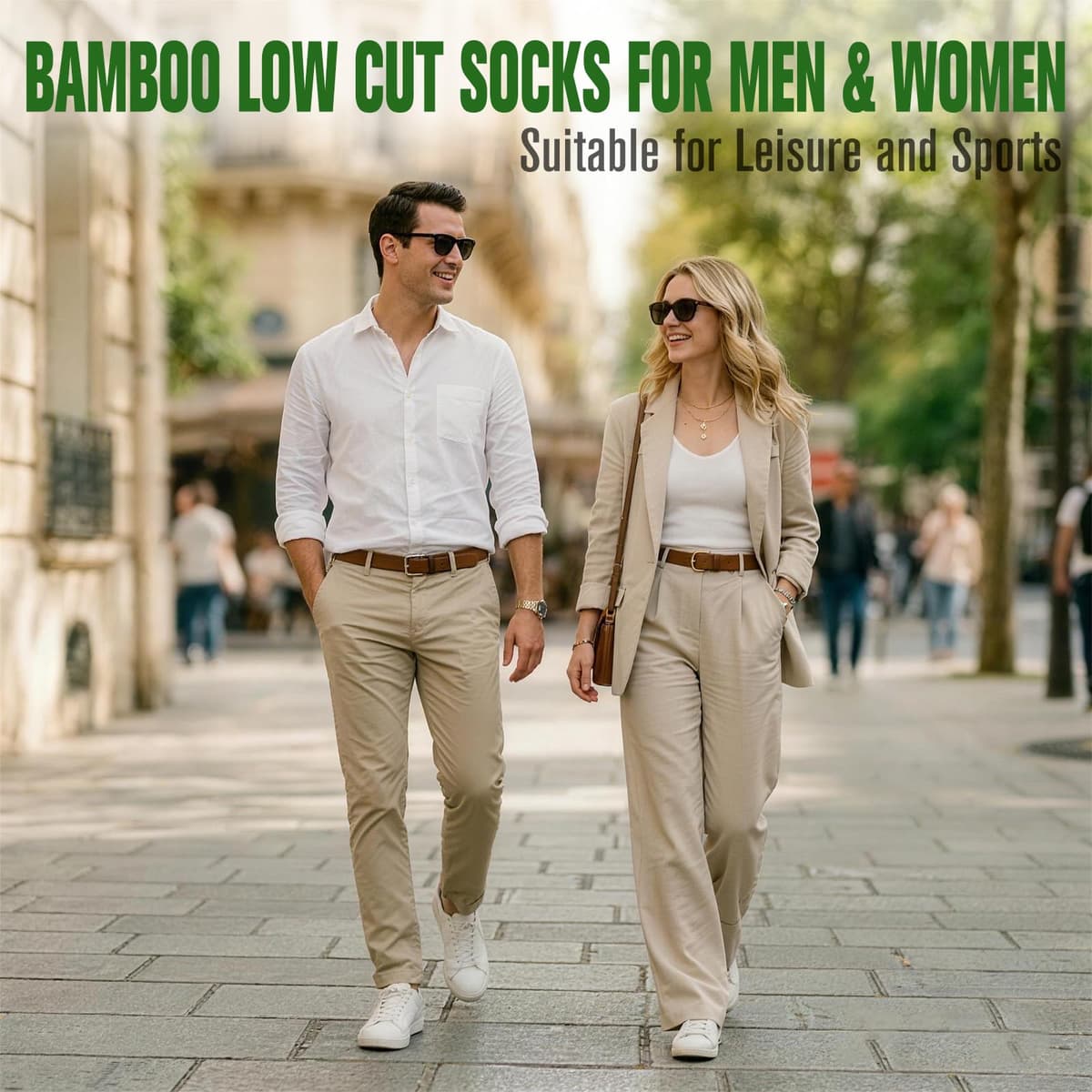 Niorasen Calcetines Invisibles Hombre y Mujer de Bambú 6 Pares, Pinkies Unisex Transpirables con Silicona Antideslizante, Calcetines Bajos para Zapatillas y Mocasines, Talla 35-50 — view 2