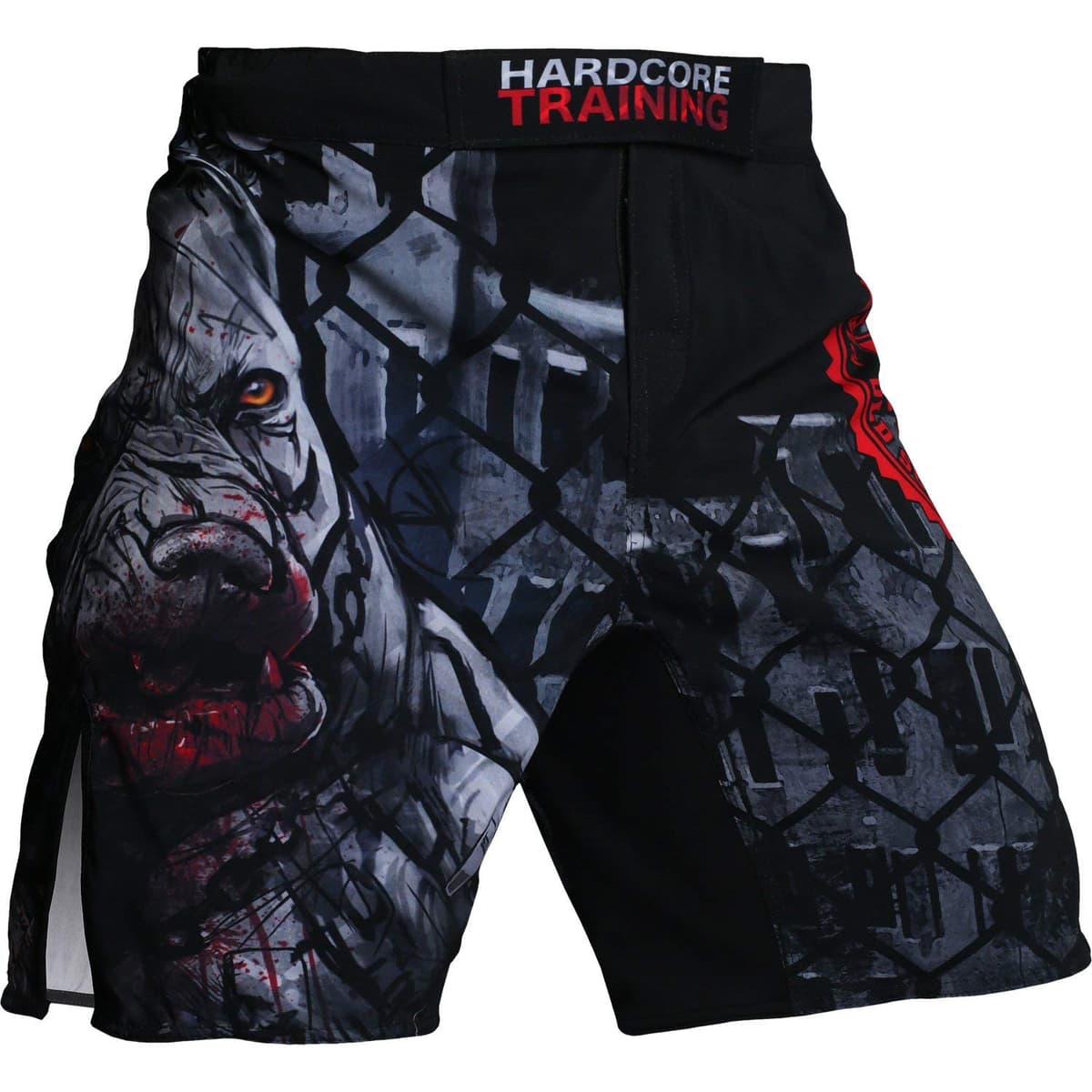 Hardcore Training Fight Shorts Hombre Pantalones Cortos MMA BJJ Boxeo Grappling Fitness No Gi — view 8