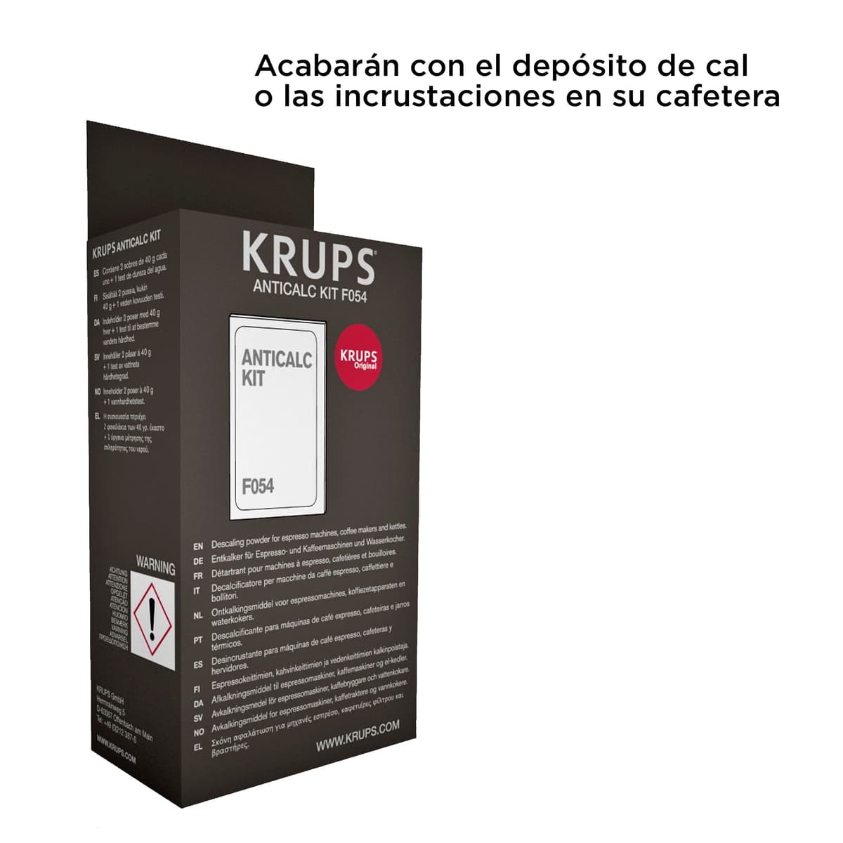 Krups F0540010, Kit Descalcificación Unisex Adulto, Multicolor, Talla Única — view 5