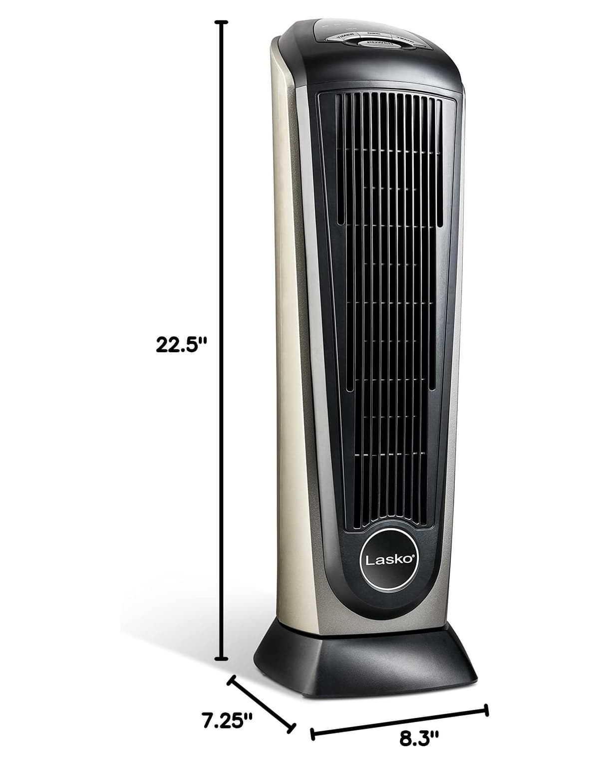 Lasko 1500W Ceramic Tower Space Heater with Remote, Thermostat, Timer & Widespread Oscillation, Portable Electric Heater for Indoor Use, Bedroom & Living Room, 751320 — view 10