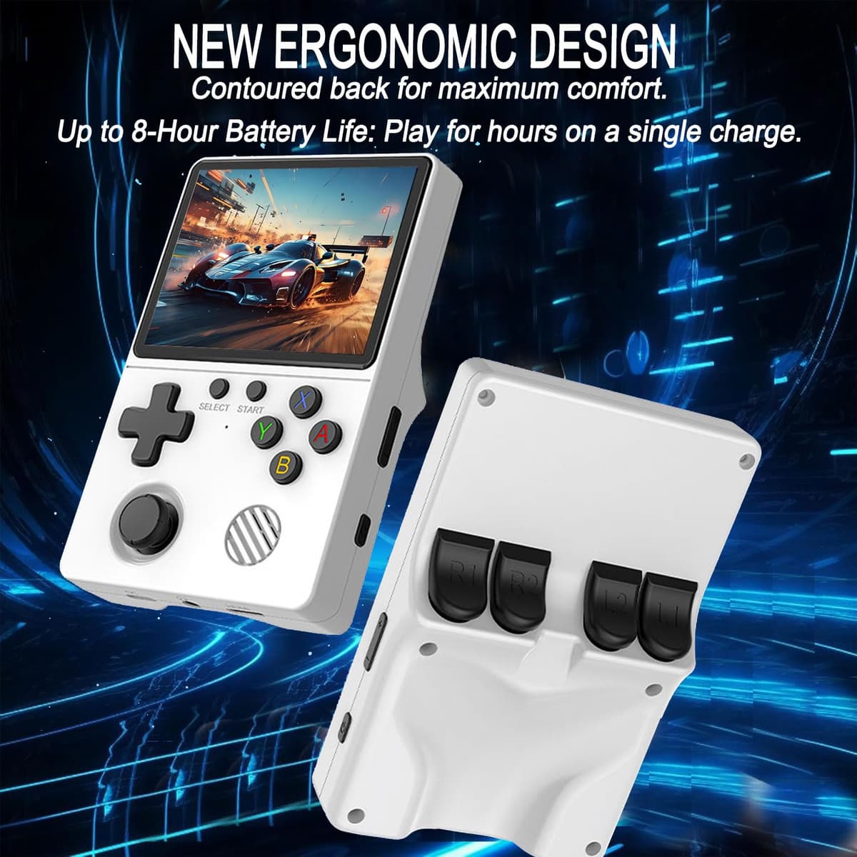 ASTEKID 2026 New Upgrade Retro Handheld Game Console with 20000+ Classic Game, Relive Childhood, Rechargeable Video Game Console, Support 30+ Emulators, Portable Pocket Arcade — view 6
