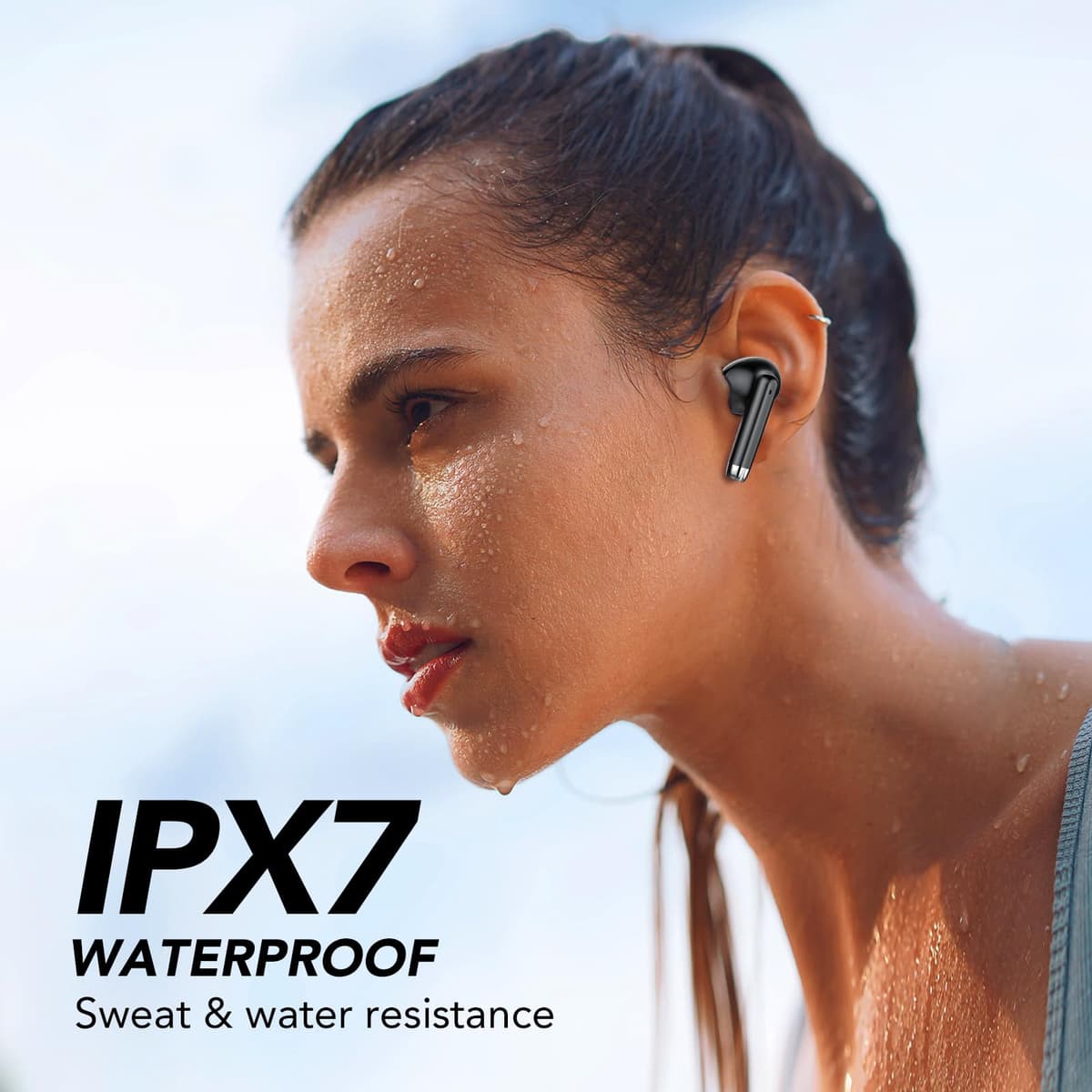 2026 Nuevo Auriculares Bluetooth, Auriculares Inalambricos Bluetooth 5.4 HiFi Estéreo con 4 ENC Mic, 40H Cascos Inalambricos Bluetooth con Pantalla, Audifonos Inalambricos para Android iOS, Negro Puro — view 5