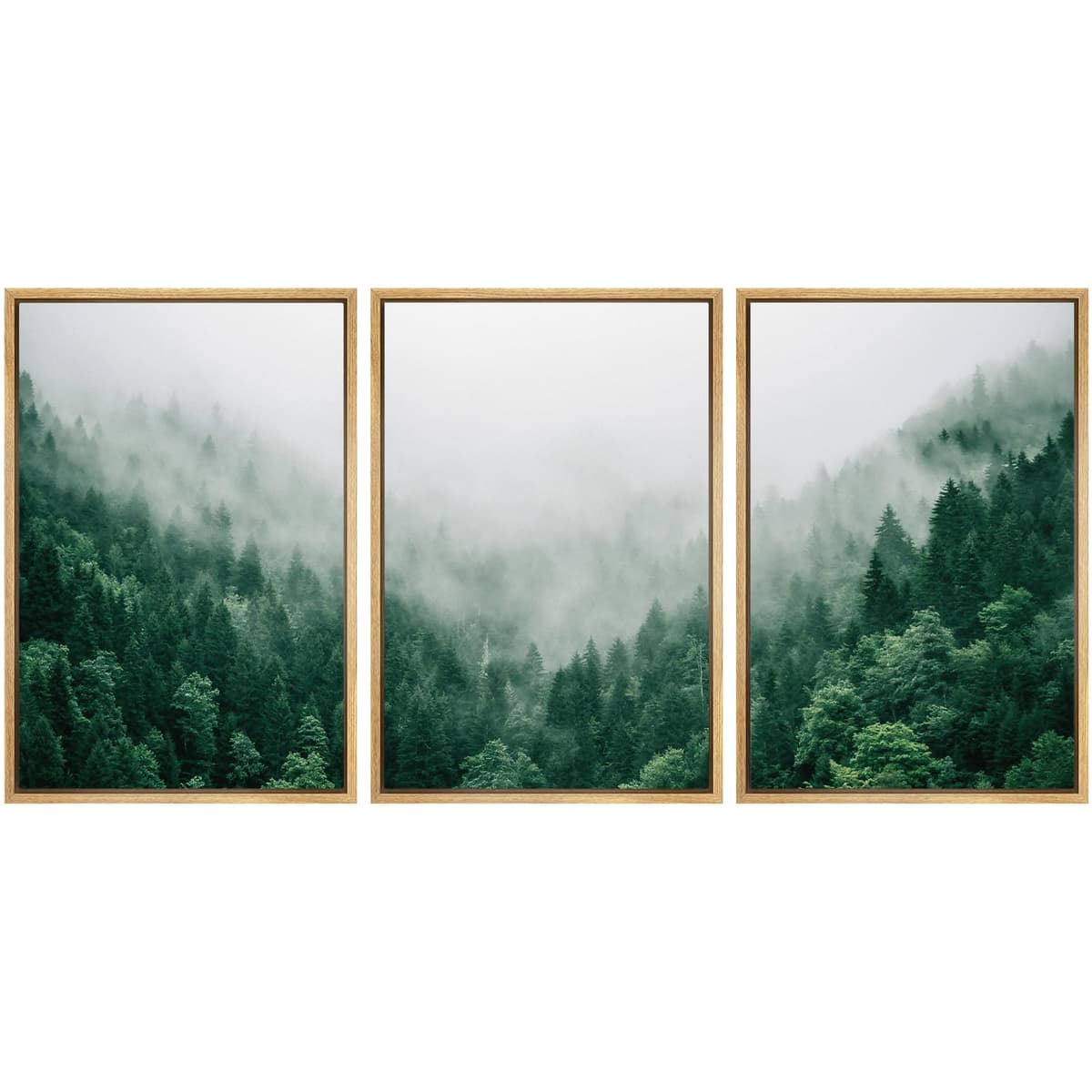 SIGNWIN Framed Canvas Print Wall Art Set Coastal Serenity Abstract Seaside Illustrations Modern Art Decorative Rustic Calm/Zen for Living Room, Bedroom, Office - 24"x36"x3 Natural — view 128