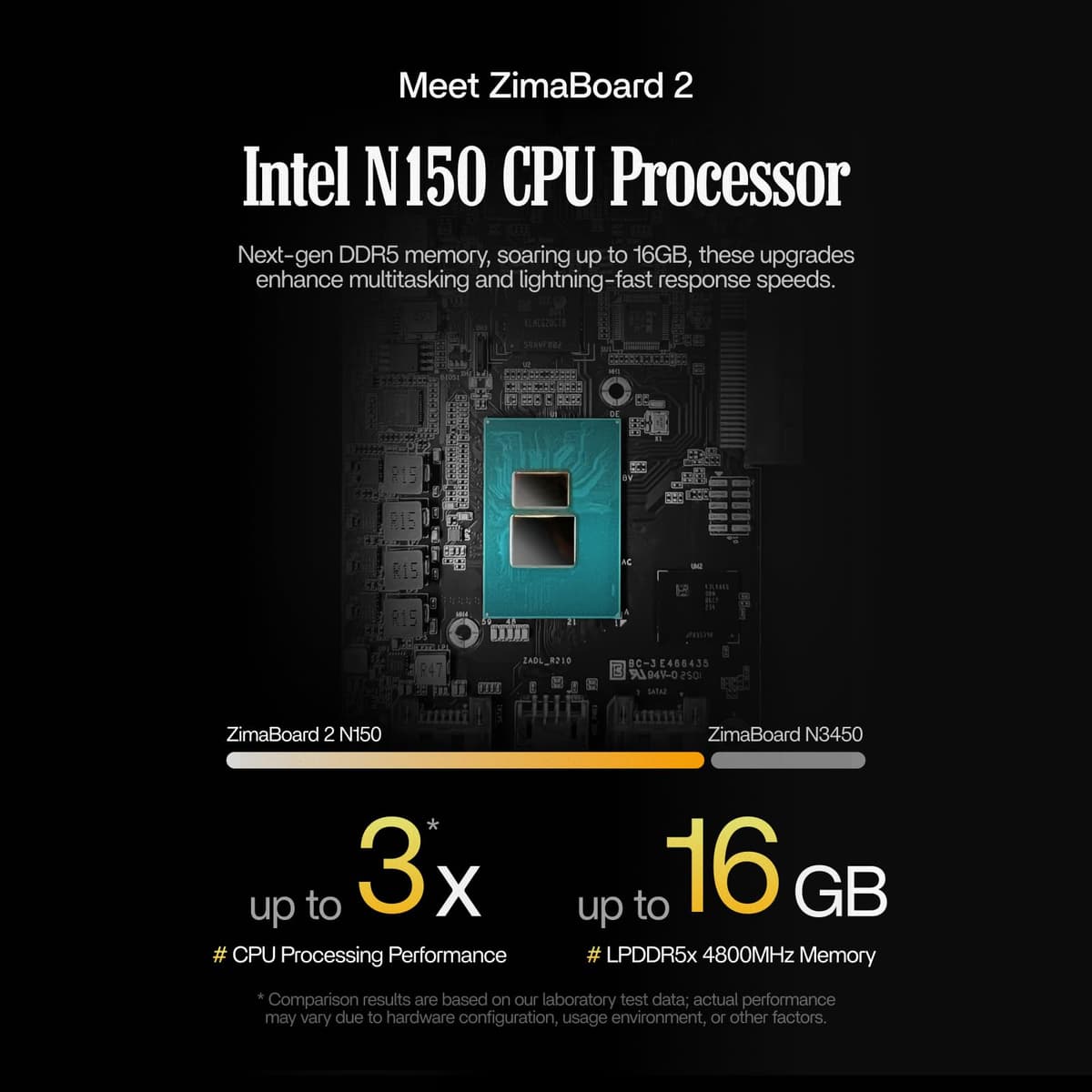 ZimaBoard Single Board Server Router X86 Single Board Computer Personal Cloud Network Attached Storage Dual Gigabit Gateway - PCIe x4 SATA 6.0 Gb/s for HDD/SSD (ZimaBoard 832 8G 32G) — view 2