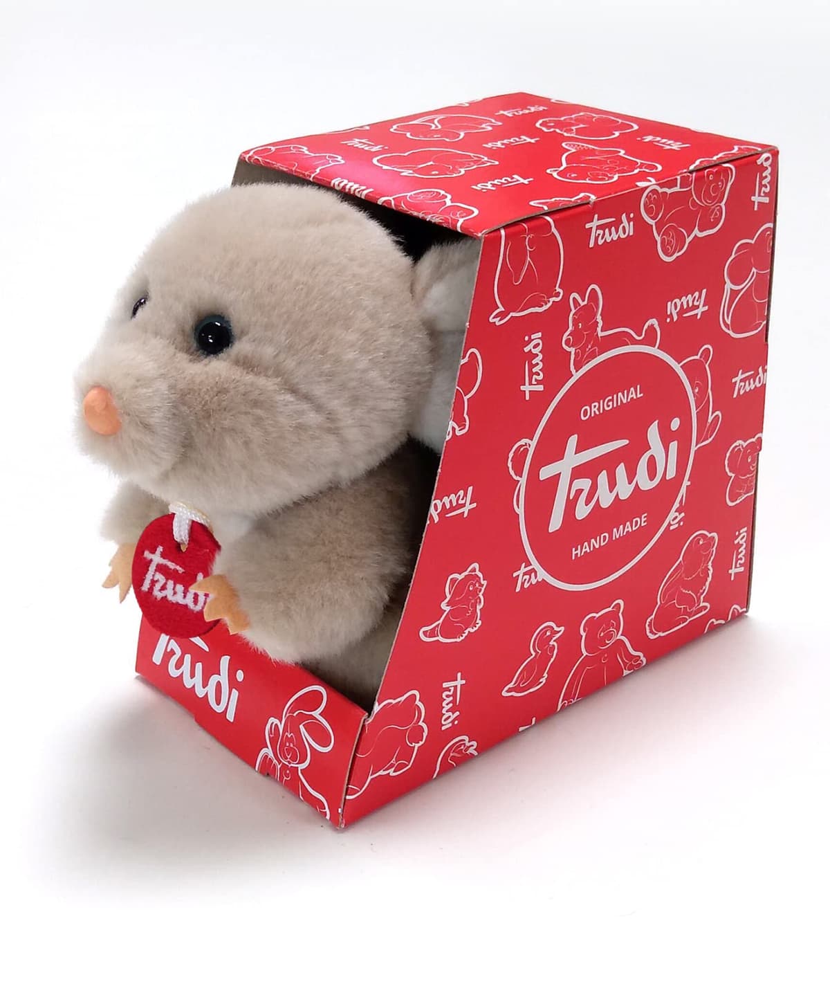 Trudi Trudino Ratón Peluche pequeño Cumple de Peluche. | 13x14x14cm Taglia XS | Trudini Classic | Modelo 51284 — view 3
