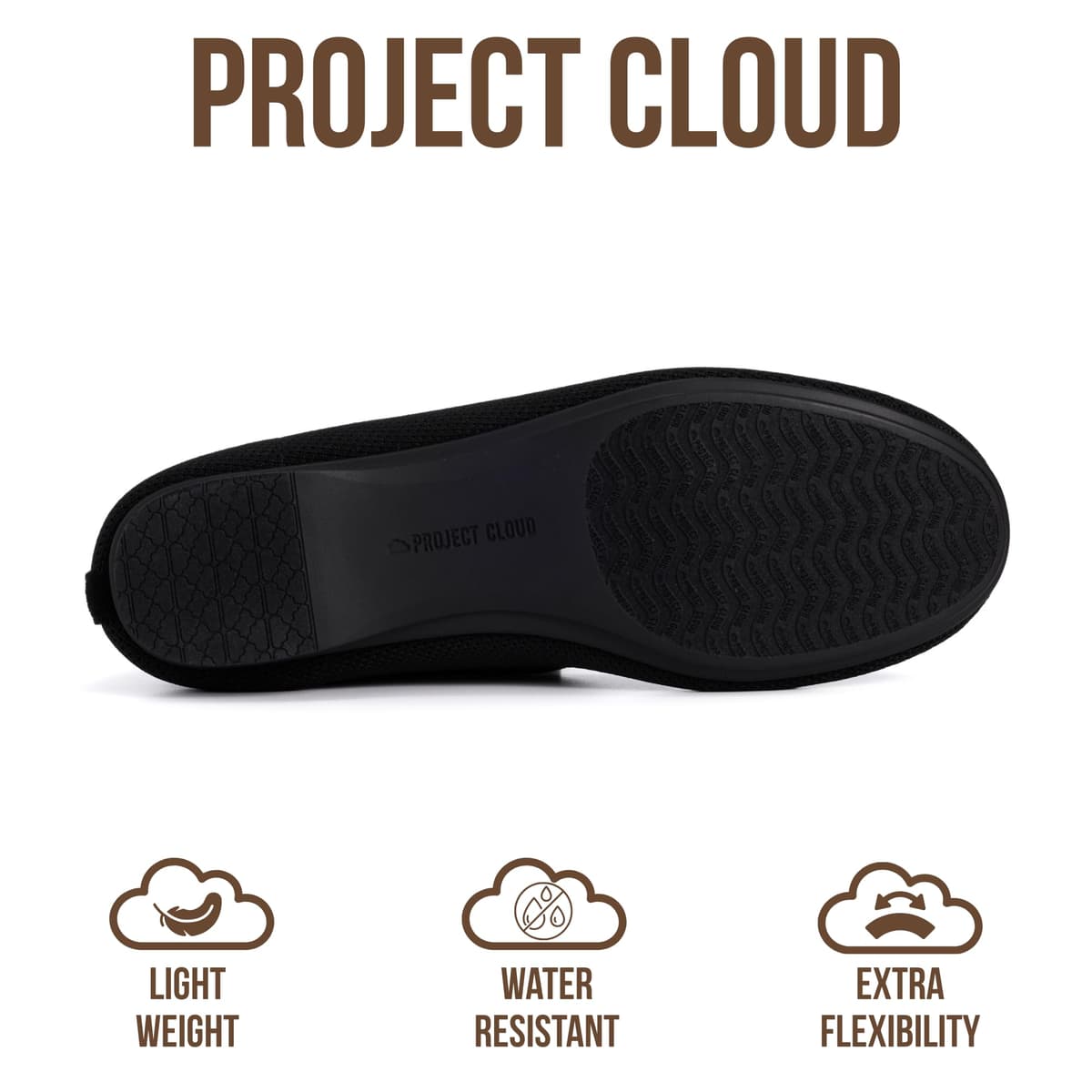 Project Cloud Womens Flats - Memory Foam Insole Ballet Flats for Women Footwear - Non Slip and Lightweight Comfortable Shoes for Women 2026 (Prospect) — view 4