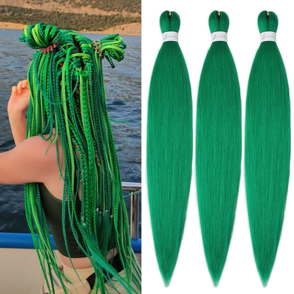 YDDM Capelli Per Treccine Africane Azul Extension Treccine Texture Yaki Easy Install per Principianti 26 Pollici 3 Pezzi Capelli Leggeri e Naturali per Box Braids, Twist e Crochet — view 54