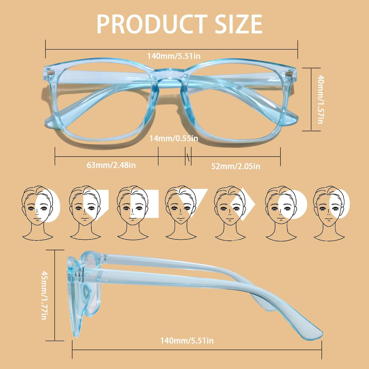 BIRDDIE Gafas antiluz azul para mujeres y hombres, gafas de computadora UV400 antideslumbrantes para juegos, lectura y alivio de la fatiga ocular — view 4