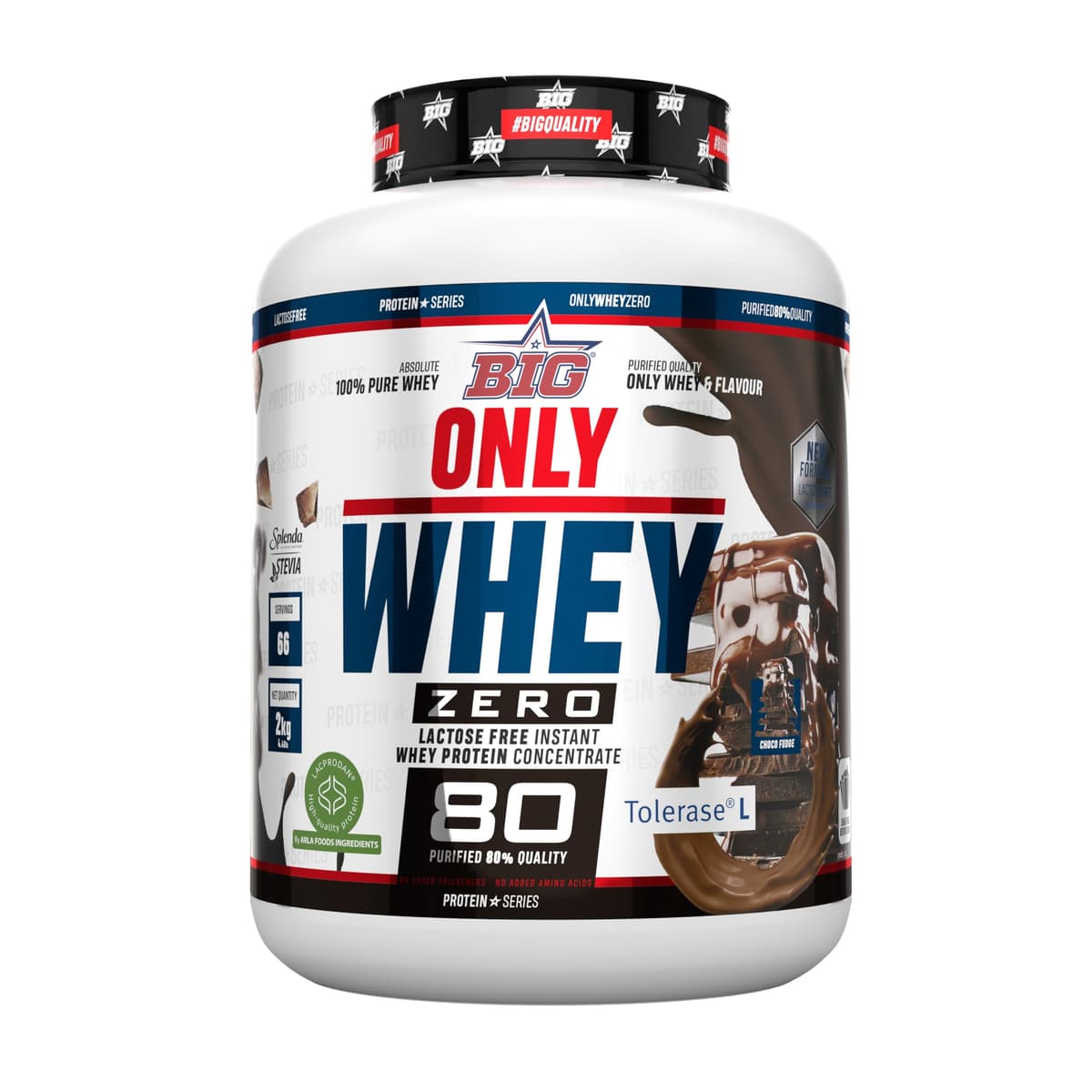 BIG - Proteinas Whey - Proteina en Polvo para Desarrollo de Masa Muscular y Recuperación - Materia Prima Premium - Whey Protein Sin Lactosa, Sin Azúcar, Sin Grumos (1Kg, Cacaolat) — view 45
