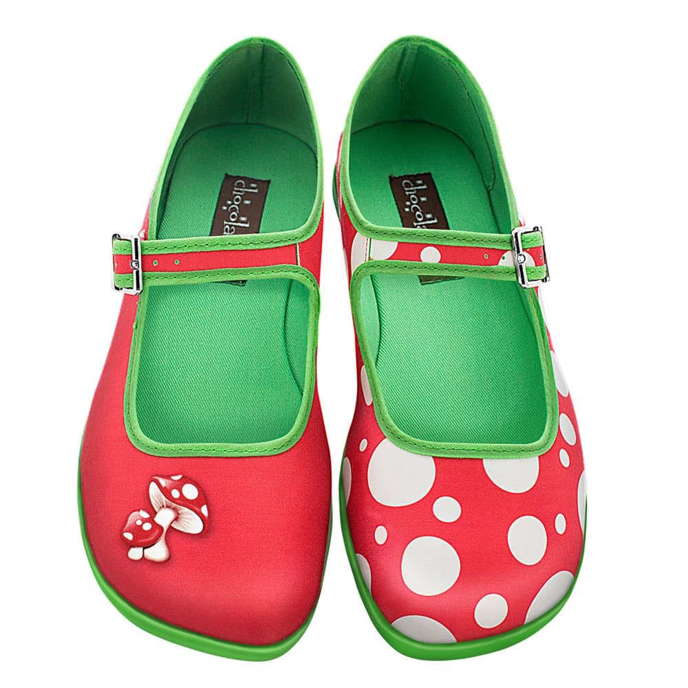 Hot Chocolate Design Chocolaticas Funky Canvas Women's Mary Jane Flat Shoes — view 67