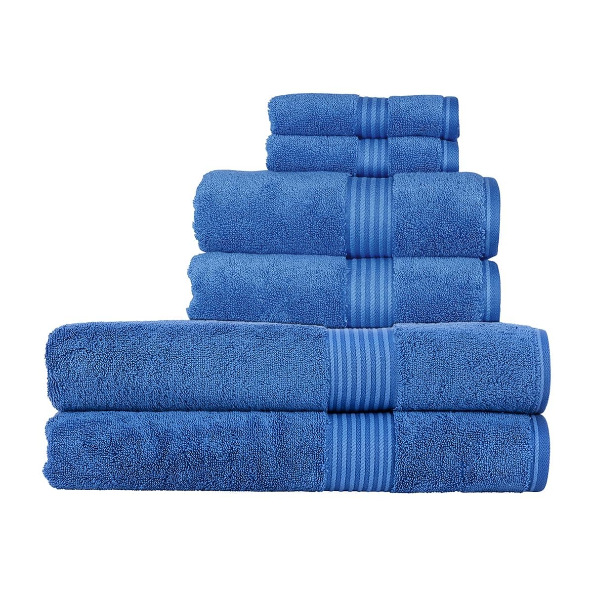 Christy Supreme Hygro 2 Hand Towels Set | Mineral Blue | 100% Luxury Supima Cotton | Ultra Soft | Super Absorbent | 650GSM | Plush and Long Lasting — view 78