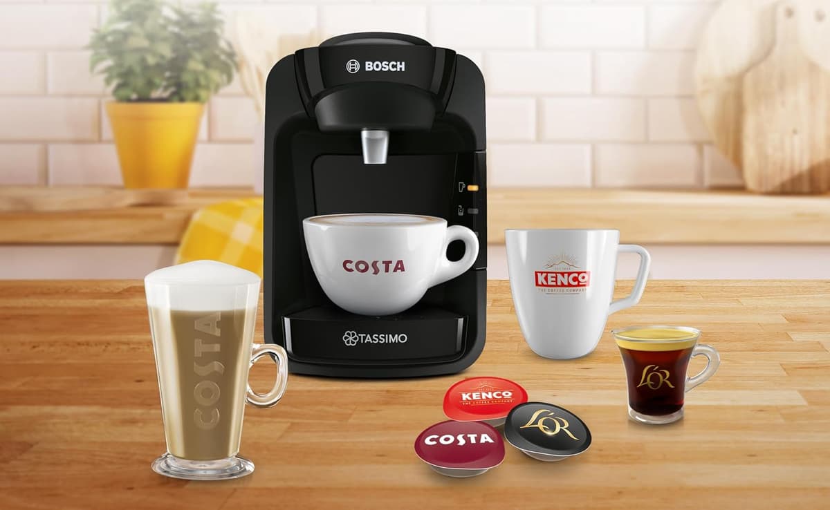 Tassimo by Bosch Suny 'Special Edition' TAS3102GB Coffee Machine,1300 Watt, 0.8 Litre - Black — view 10