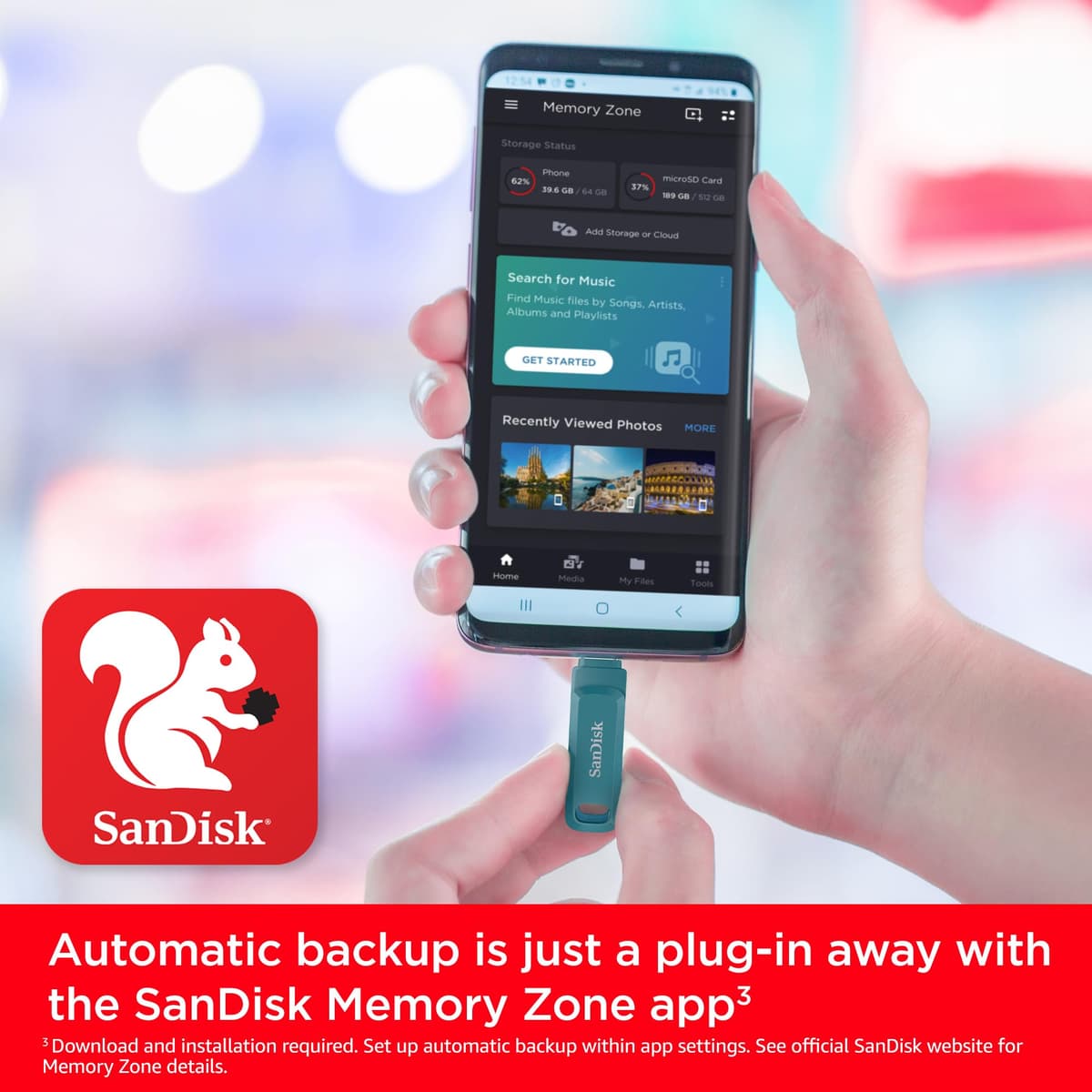 SANDISK Ultra Dual Drive Go, USB Type-C &Type-A Flash Drive 128GB (Memory stick up to 400MB/s, Reversible Type-C and Type-A connectors for Android Smartphone, Tablets and Mac) Navagio Bay — view 5