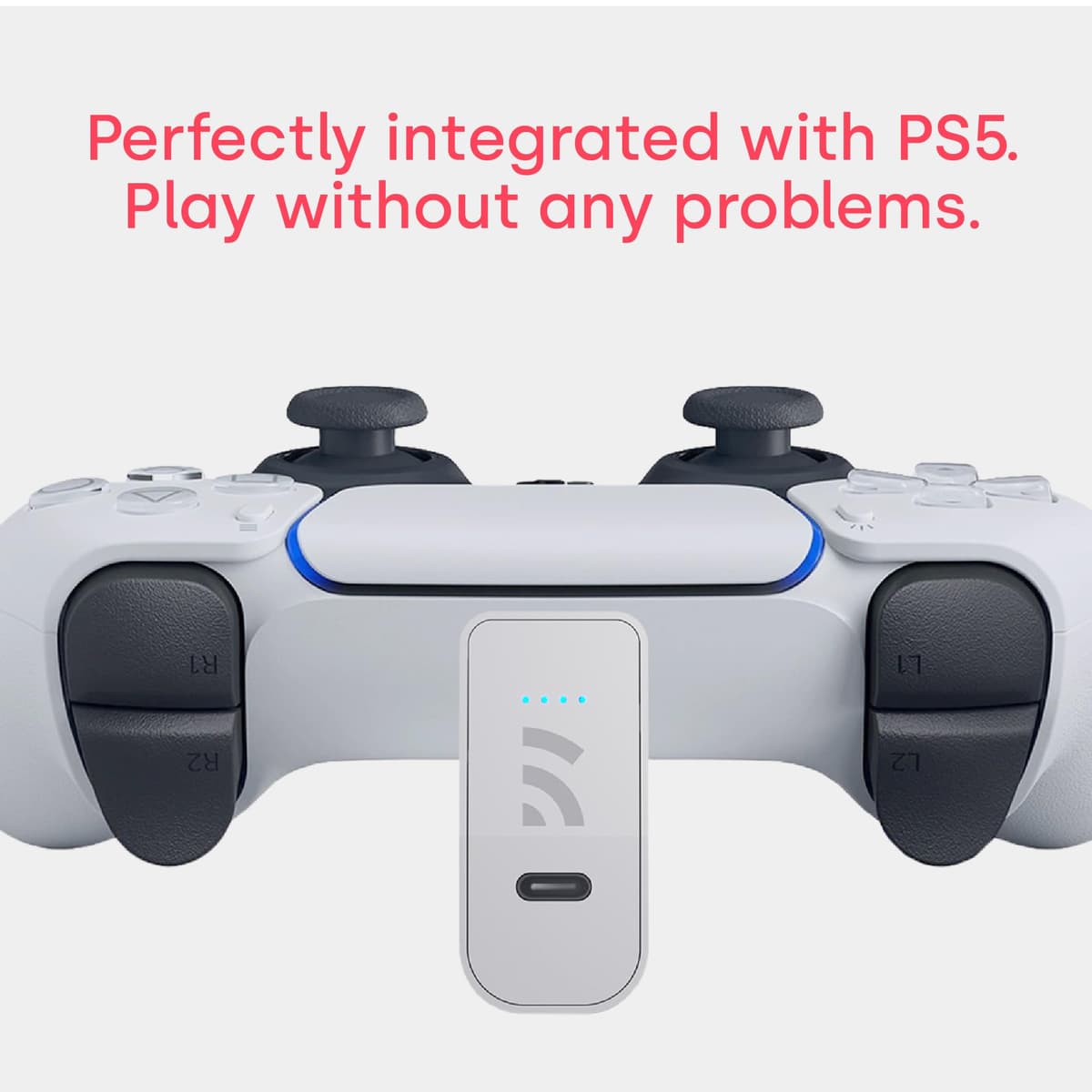 Remotto PS5 Wireless Controller Charger - Portable Battery for DualSense, Play While Charging - Long Lasting, 12 Hours of Battery Life — view 5