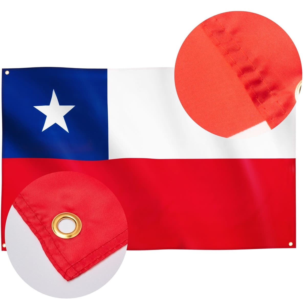 Runesol Cornwall Flag - 91x152cm, 3ft x 5ft, Cornish Flag, 4 Grommets, Eyelet in Every Corner, Premium Quality, Inside & Outside Use, Vivid Colours — view 748