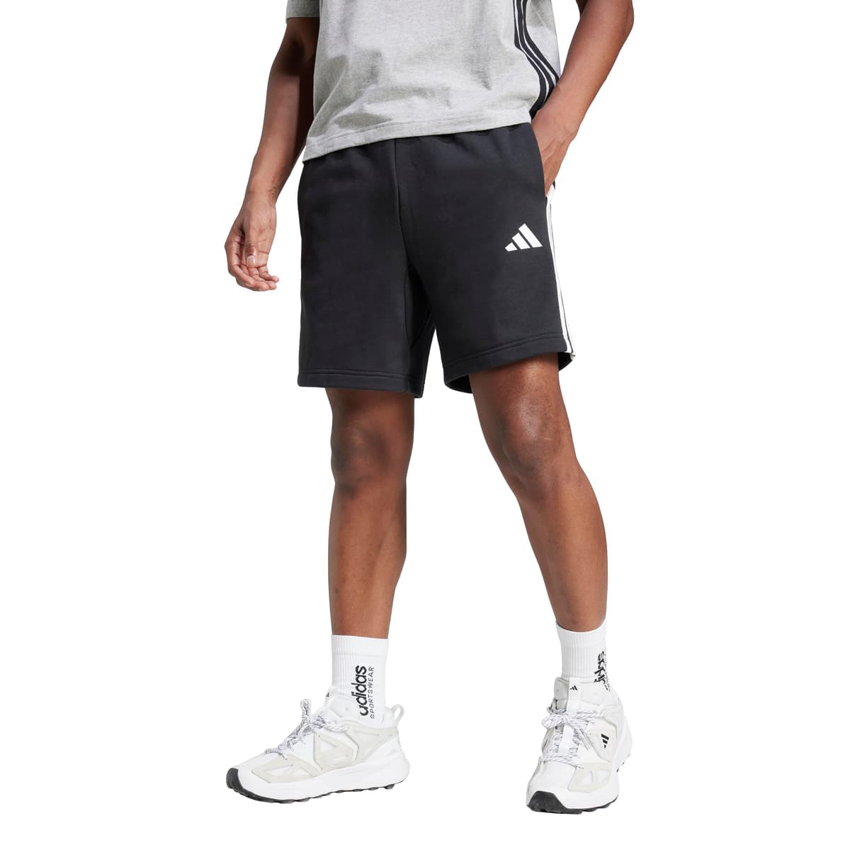 Adidas Hombre Essential Three Stripes French Terry Short — view 35