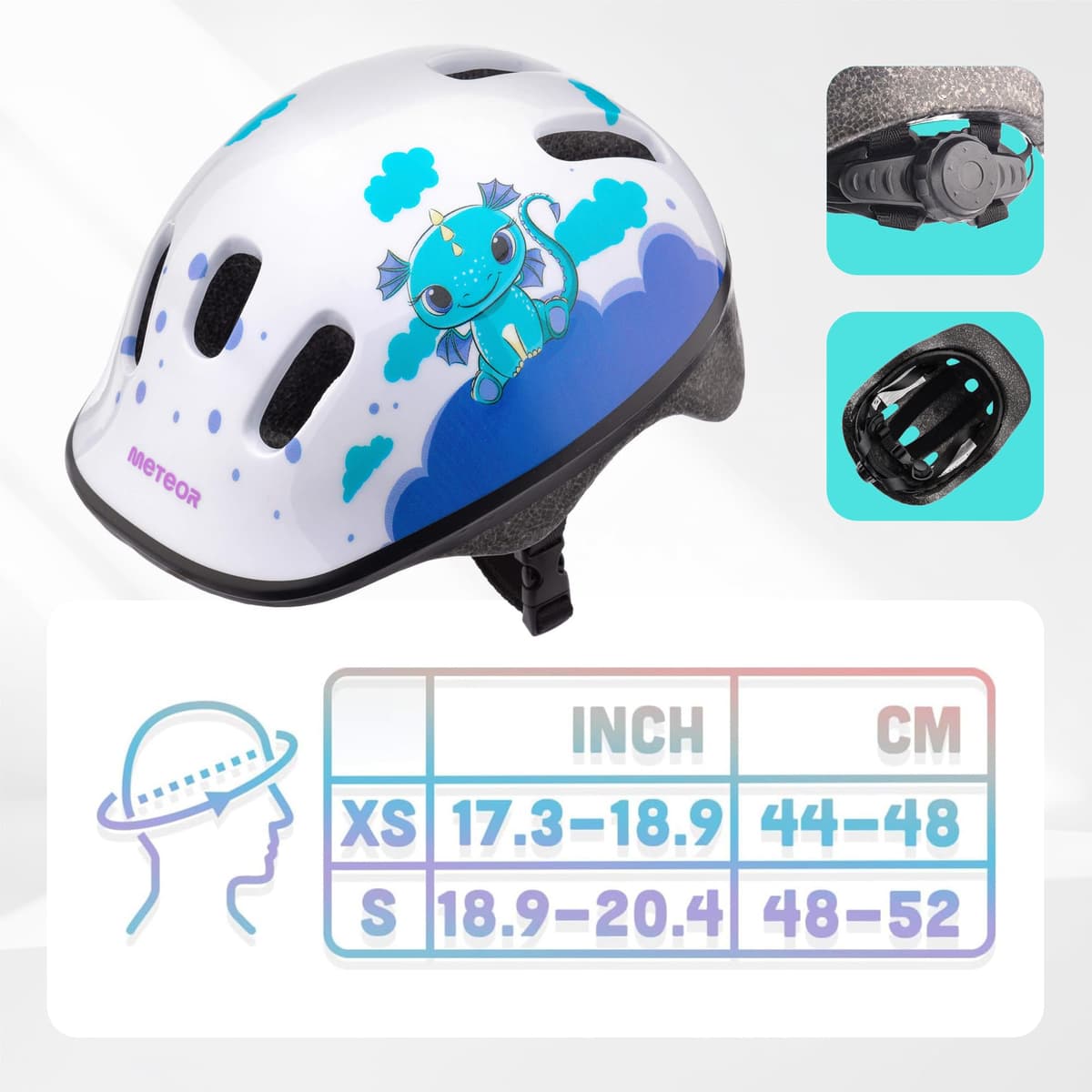 Casco Bicicleta para Niñas y Niños - Helmet Infantil de Bici para Ciclismo MTB Road Race Montaña BMX Carretera y Actividad Ciclista - Rolerskate Patines — view 5