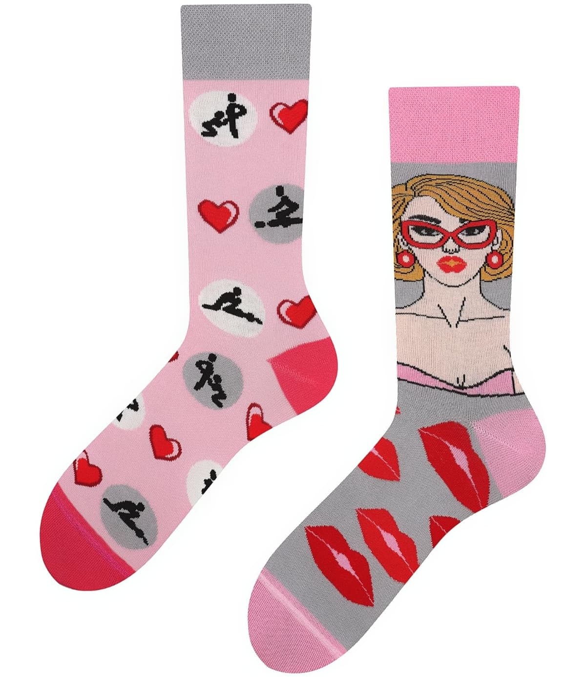 Todo Calcetines Divertidos Hombre y Mujer, Calcetines Fantasia con Motivo, de Colores — view 92