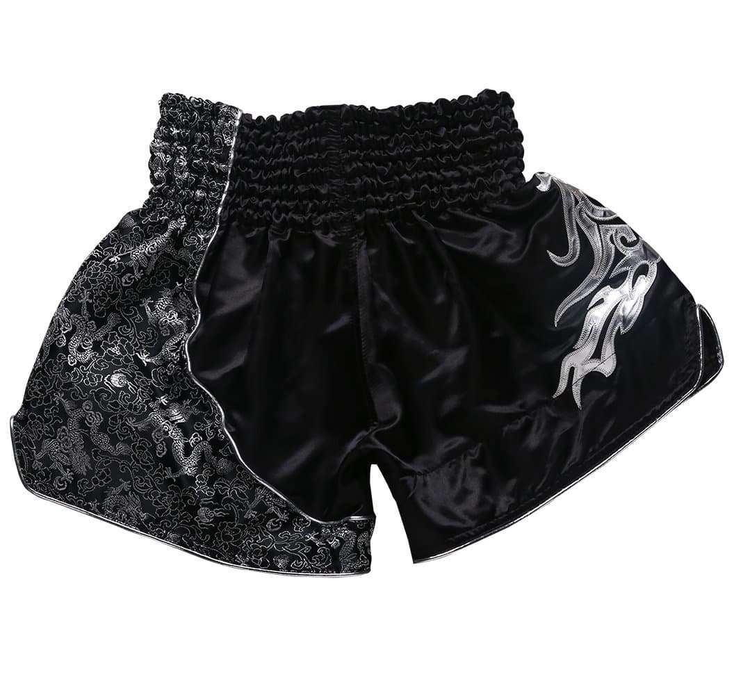 FLUORY Muay Thai Shorts, MMA Fight Shorts Ropa de Entrenamiento Jaula Lucha Grappling Artes Marciales Kickboxing Shorts Ropa — view 3
