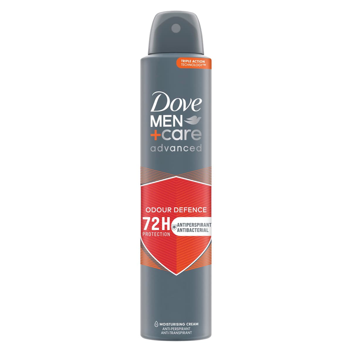Dove Men+Care Advanced Clean Comfort Anti-Perspirant Aerosol Deodorant Spray with Anti-Odour technology & ¼ moisturising cream for 72 hour protection against sweat and odour 200 ml — view 11