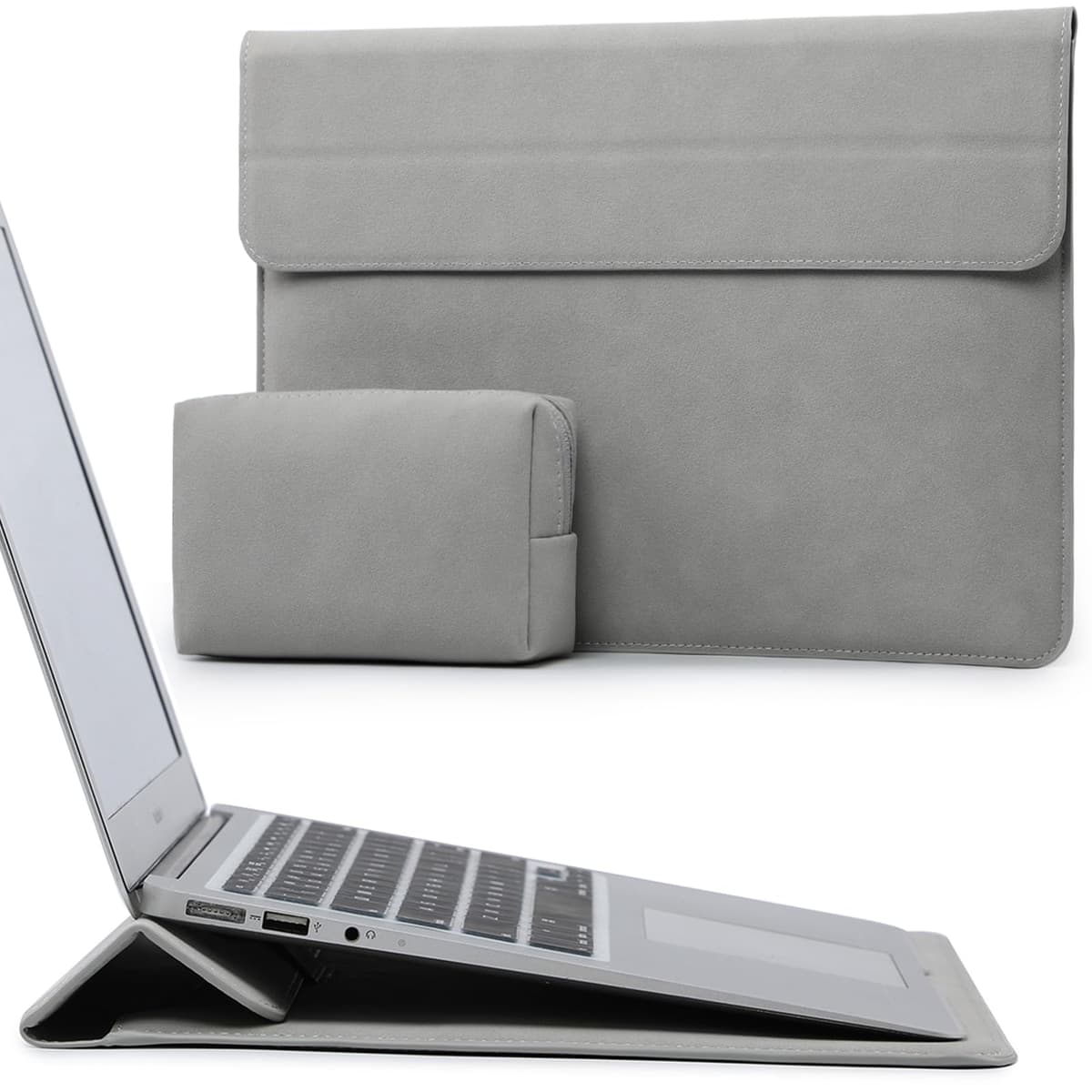 HYZUO 15 Pulgadas Funda para Portátiles con Soporte para MacBook Air 15 M5 M4 A3241 M3 A3114 M2 A2941 2026-2023, 15 Surface Laptop 7/6/5/4, MacBook Pro 15 A1990 A1707 2019-2016, Azul Klein — view 22
