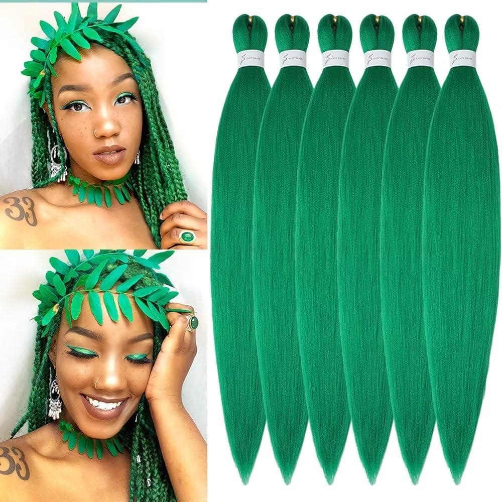 YDDM Capelli Per Treccine Africane Azul Extension Treccine Texture Yaki Easy Install per Principianti 26 Pollici 3 Pezzi Capelli Leggeri e Naturali per Box Braids, Twist e Crochet — view 91