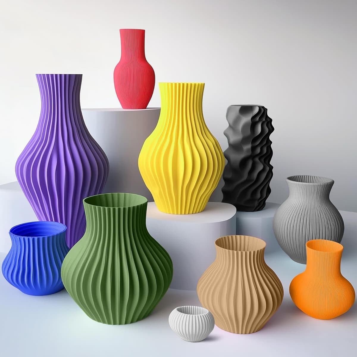 SUNLU Pack de 16 Colores Filamento PLA Plus, Filamento PLA+ Multicolor para Impresoras 3D 1.75mm, Embalado al Vacío Individualmente, 0.25kg/Bobina, Total 4kg, 16 Bobinas​ — view 5