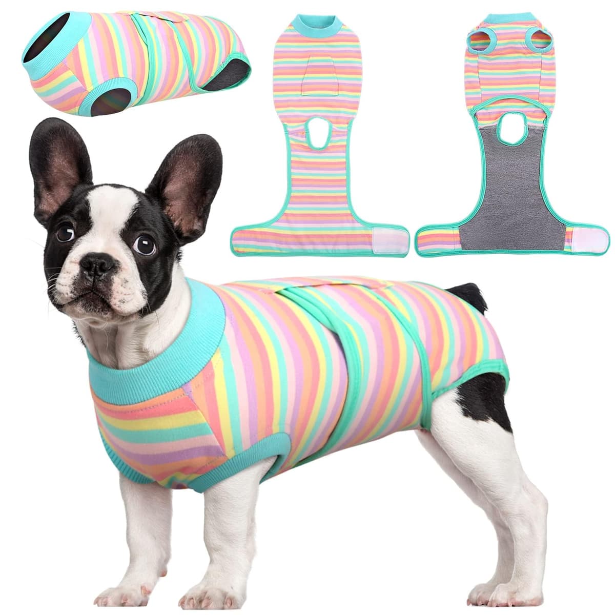 Kuoser Dog Recovery Suit Female, Dog Onesie for Surgery, Female Spay and Male Neuter Onesie for Post-Op Care, Prevent Licking Puppy Onesies — view 26
