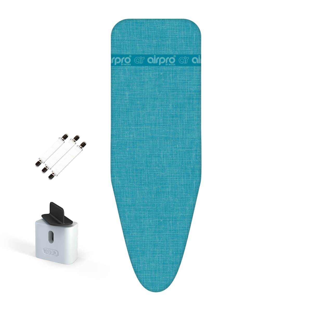 AirPro By Widex Funda de 6 Capas para Tabla de Planchar con Plancha de Vapor - Talla XL MAX 125x50 cm - No más Agua Debajo de la Tabla - Plancha hasta un 50% más rápido - Made IN Europa