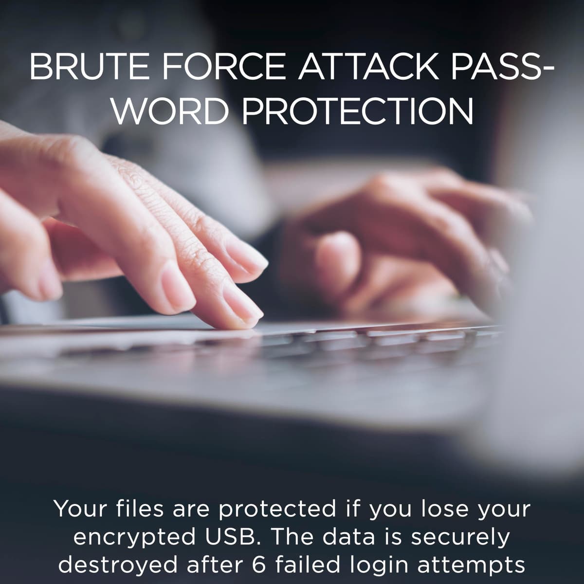 Integral 64GB Crypto-197 256-Bit Hardware Encrypted 3.0 USB Secure Flash Memory Drive - Certified to FIPS 197, Protection & Rugged Double-layer Waterproof Design XTS- AES — view 2