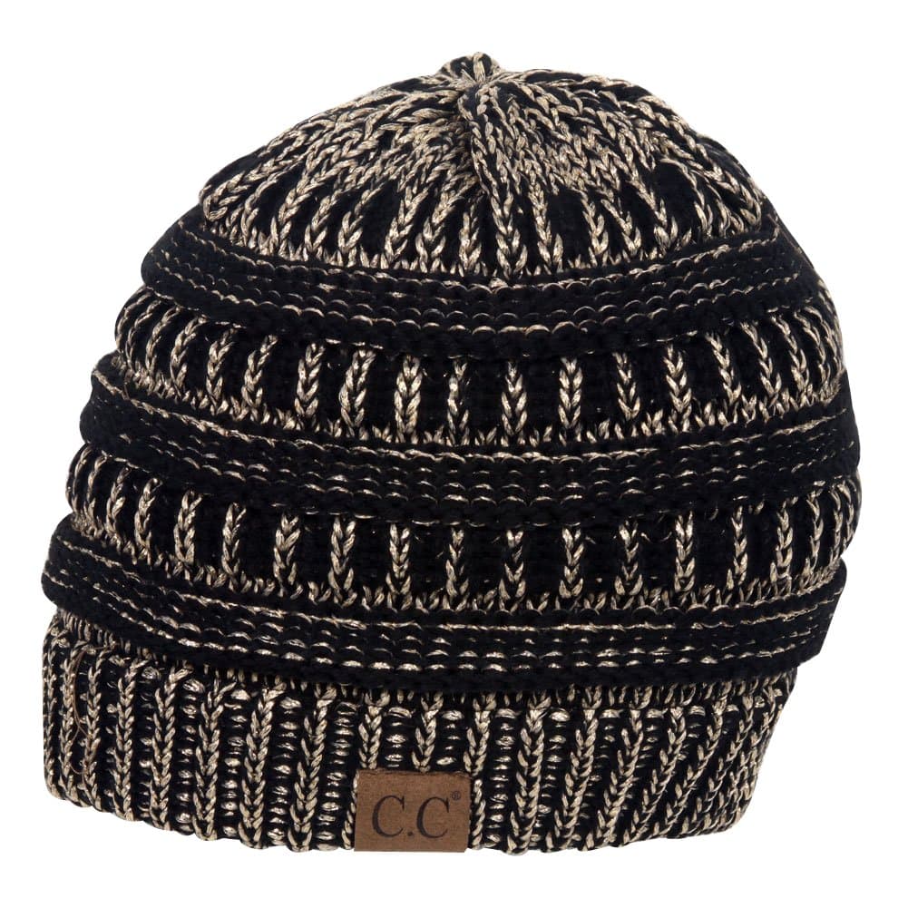 C.C Trendy Warm Chunky Soft Stretch Cable Knit Beanie Skully, Winter Mint, One Size — view 174