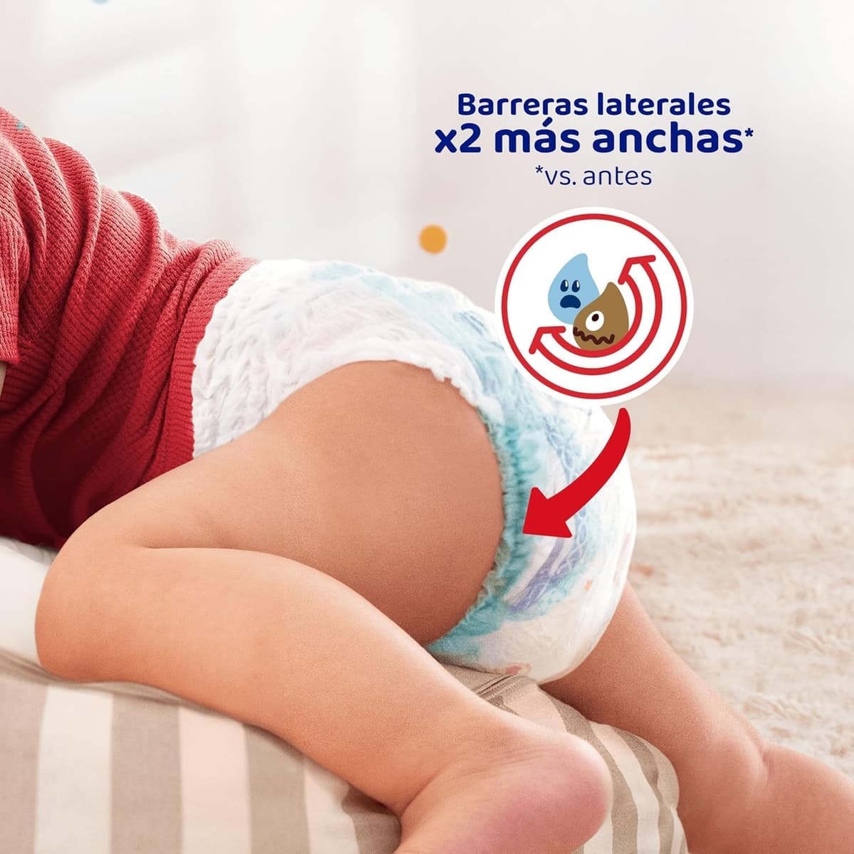Dodot Bebé Pants Pañales, Talla 4, 9-15 kg, 132 Pañales, Pañal-Braguita con Ajuste 360° Anti-Fugas, Pack Mensual — view 5