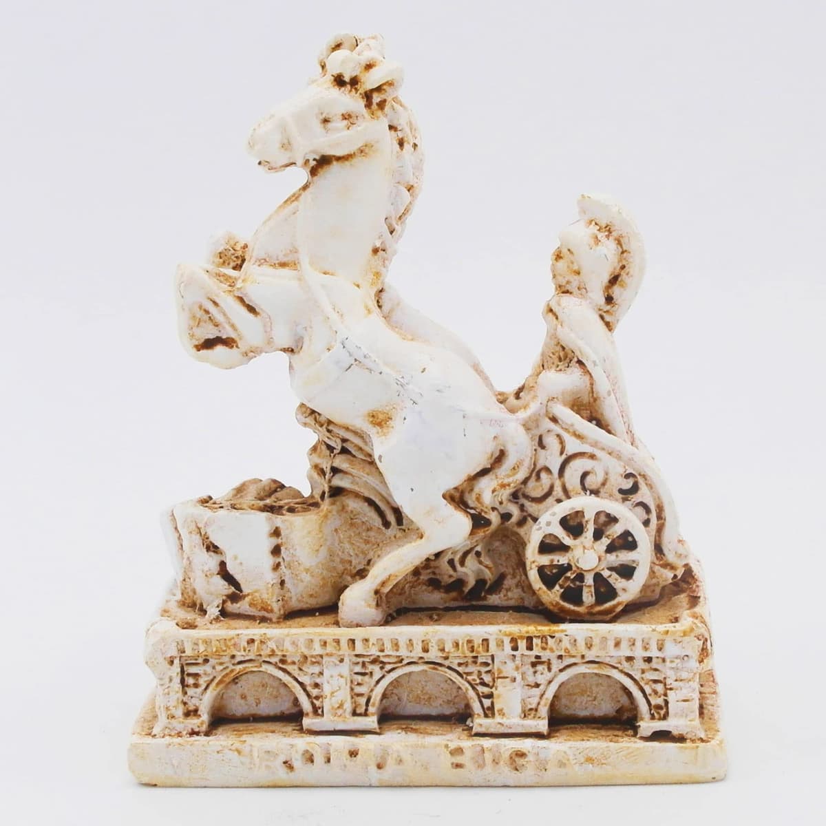 Rome Soldier Fish Tank Decorations Ancient Arena Roman War Horse Reptile Turtle Lizard Spider Tanks Terrarium Building Décor Ornament Pet — view 2