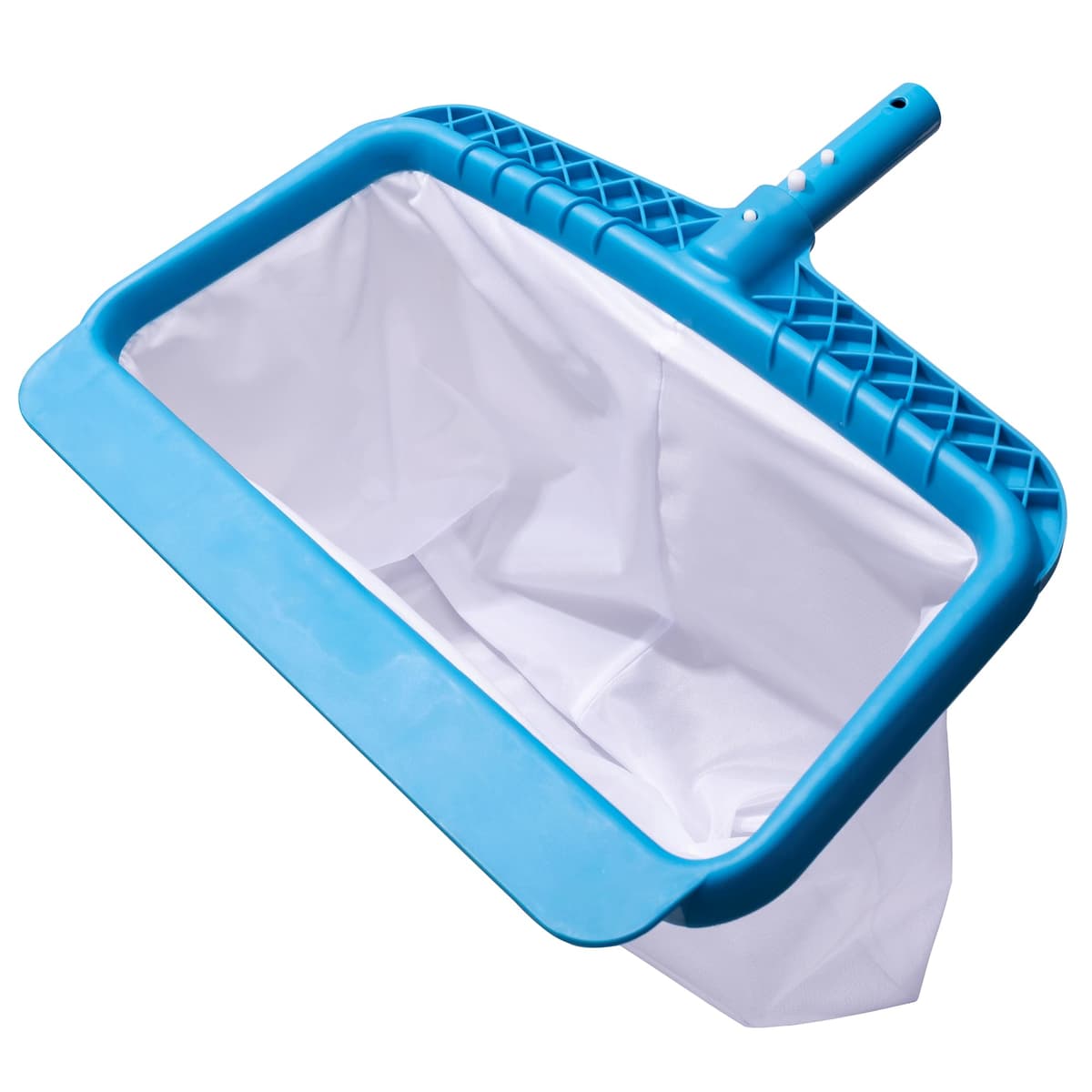 Professional Pool Bottom Skimmer Net for Cleaning Pollen Bugs, Ultra Fine Mesh Leaf Rake with Sturdy Plastic Frame