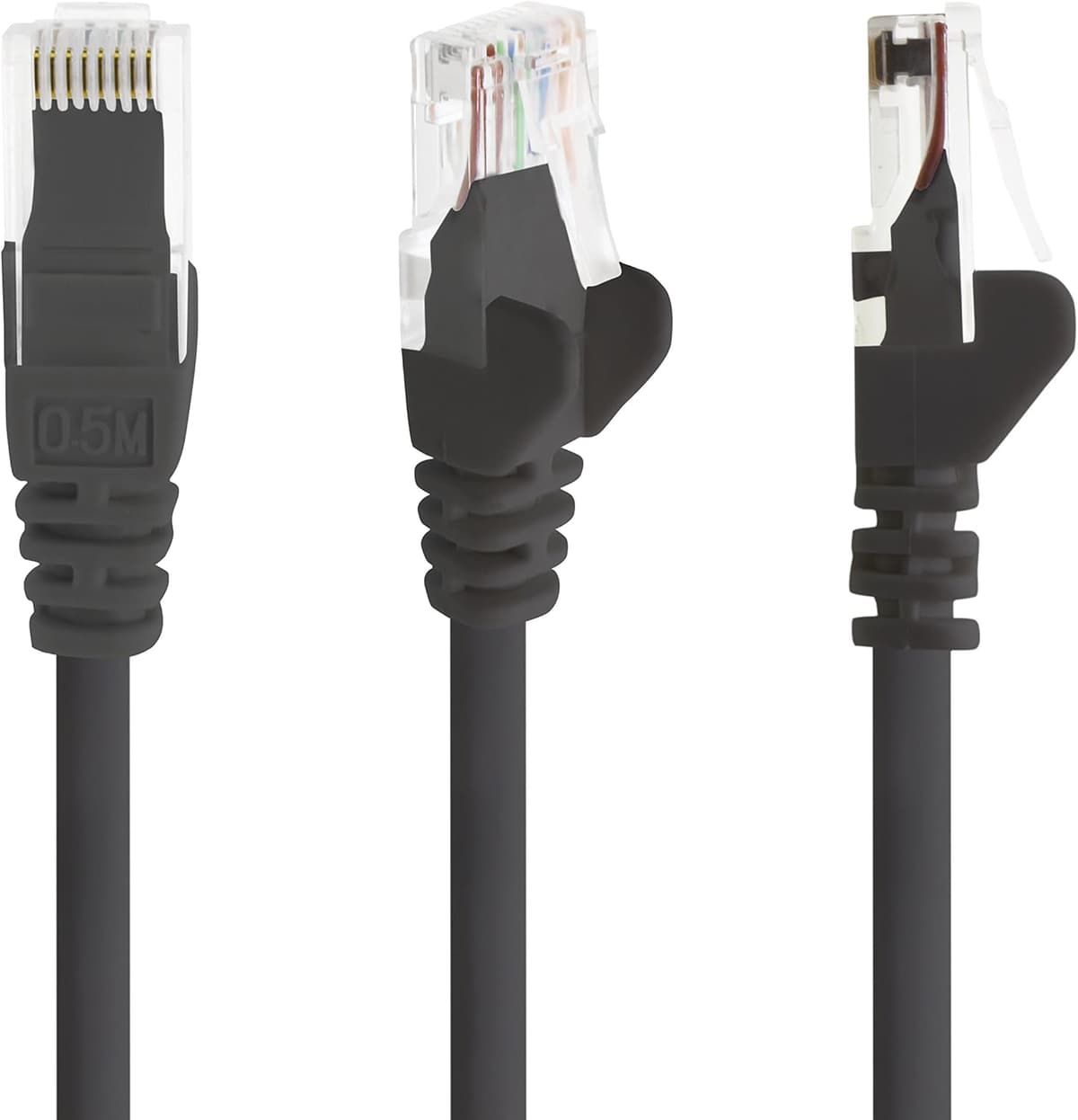 1aTTack.de 10m - black - 1 piece - CAT.6 CAT6 Ethernet LAN network cable 1000 Mbit/s patch cable 10m black - 1 piece — view 3