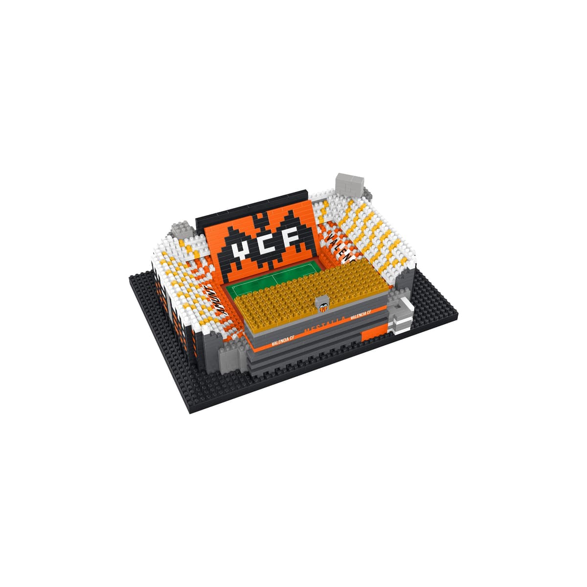 Foco Licencia Oficial Valencia CF Mestalla Stadium BRXLZ Mini Stadium 3D Bricks Bauktionsspielzeug Model — view 2
