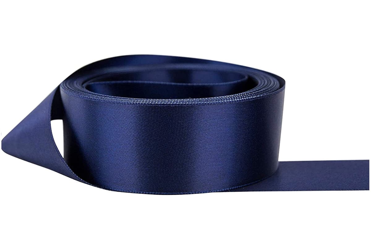 Satin Ribbon. 38mm Wide 5 Meters (Dark Green) Gift Wrap Ribbon, Ribbons for Gift Wrapping, Christmas Ribbon, Gift Wrapping Ribbon for Crafting, Wedding Party Decor — view 47